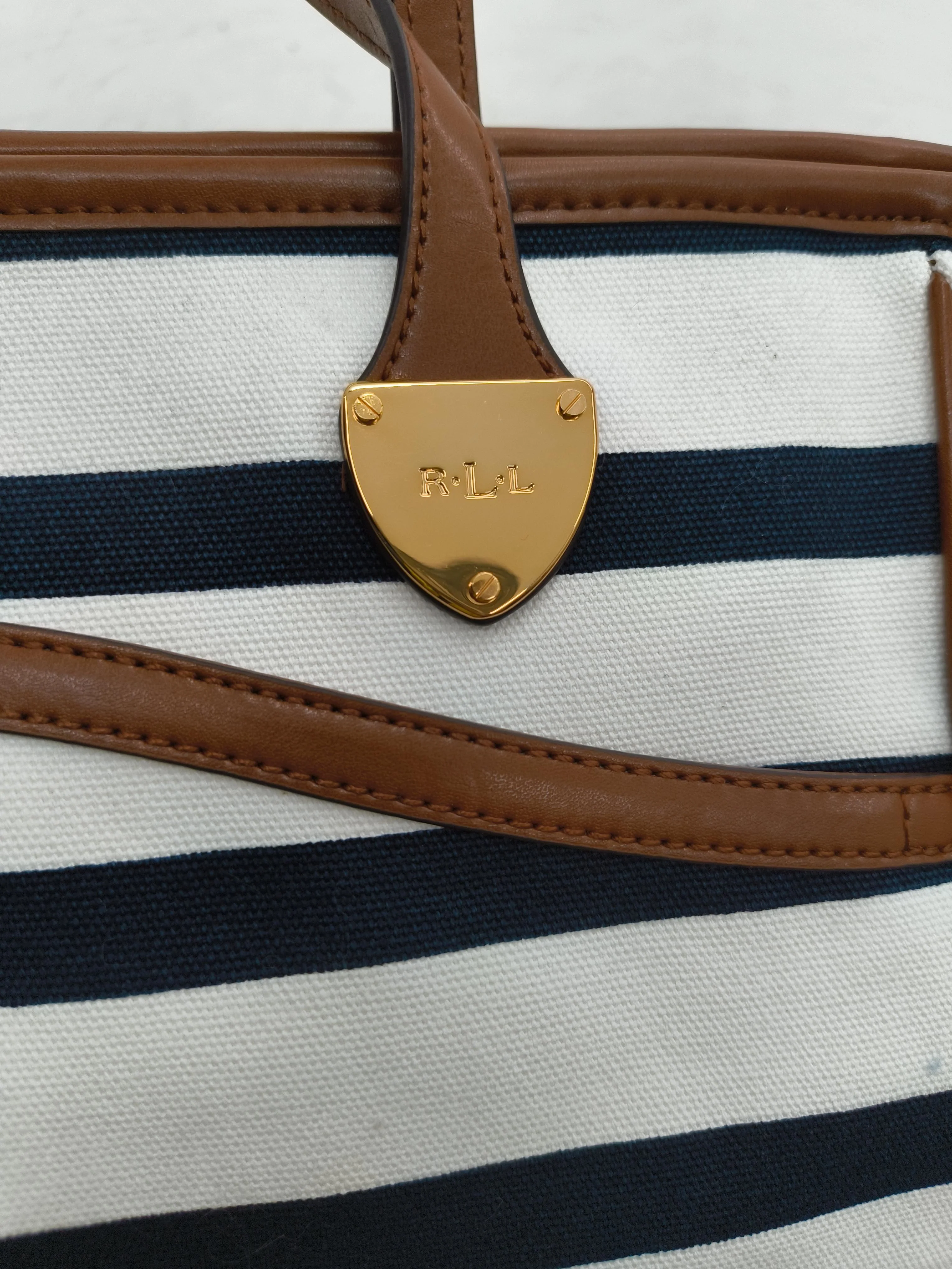 Lauren Ralph Lauren Women's Bag Multi Striped Cotton with Polyester Tote - Image 3