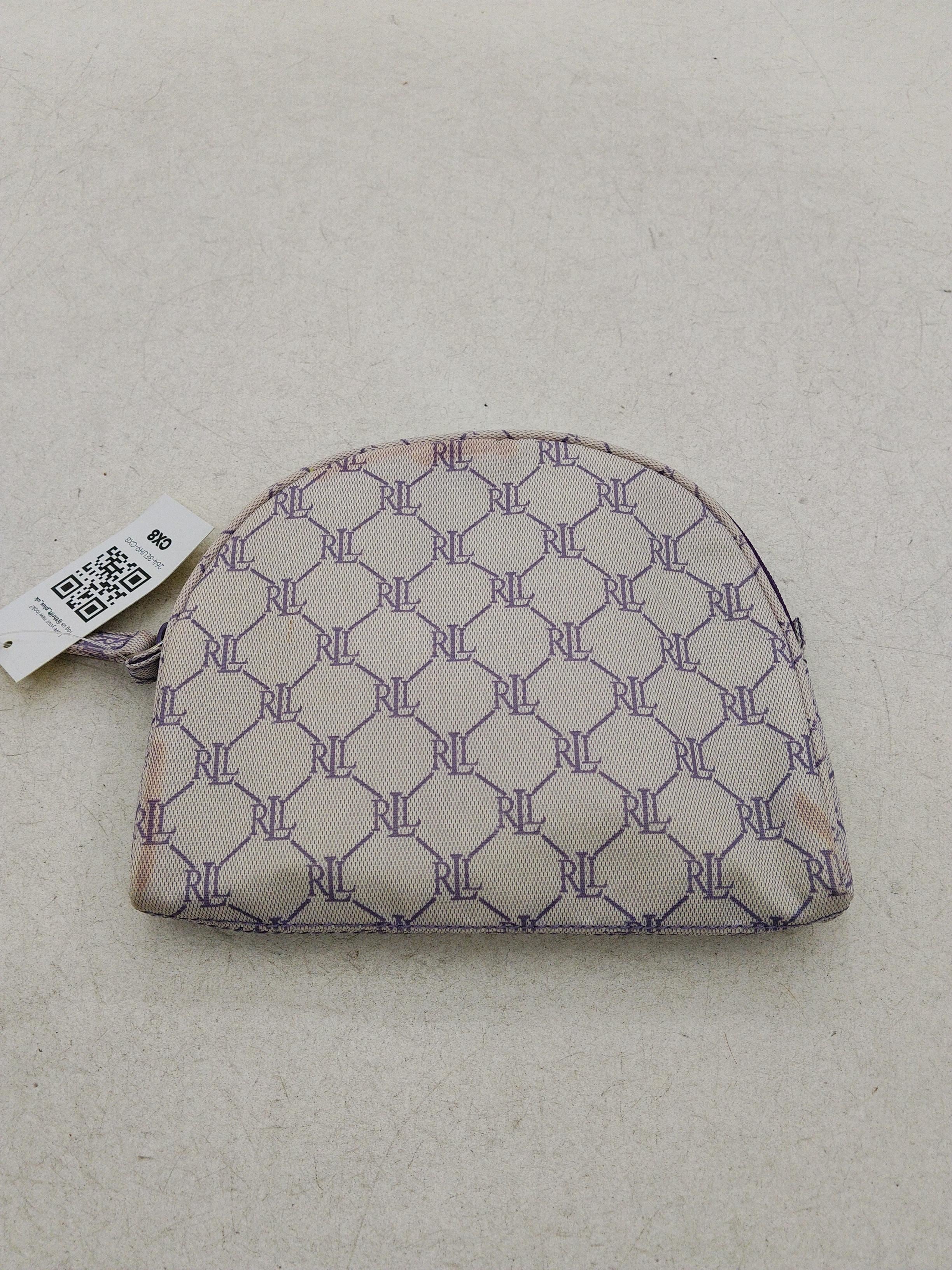 Lauren Ralph Lauren Women's Bag Purple Geometric 100% Other Clutch - Image 2