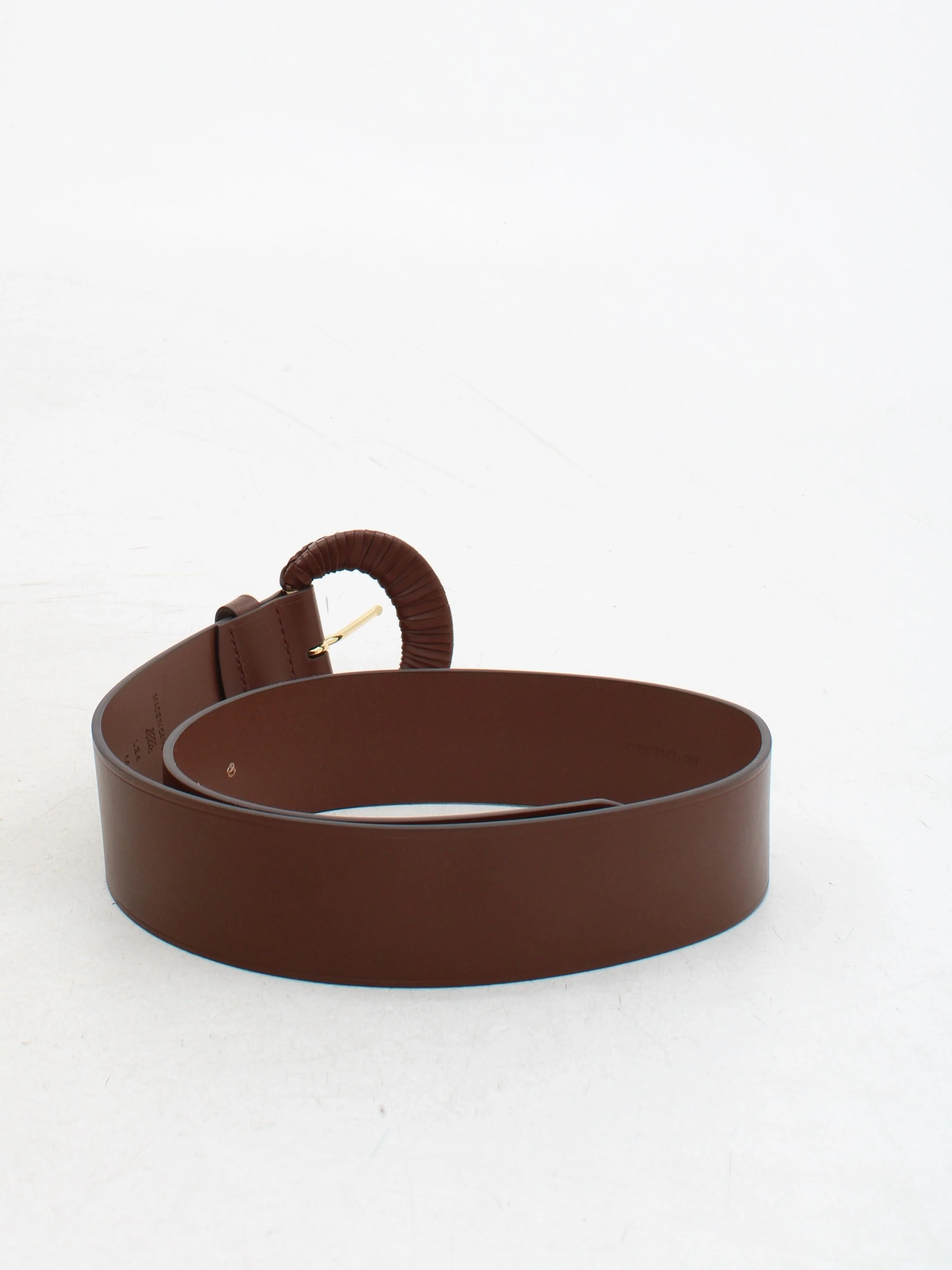 Lauren Ralph Lauren Women's Belt M Brown 100% Faux Leather Braided Belt - Image 2