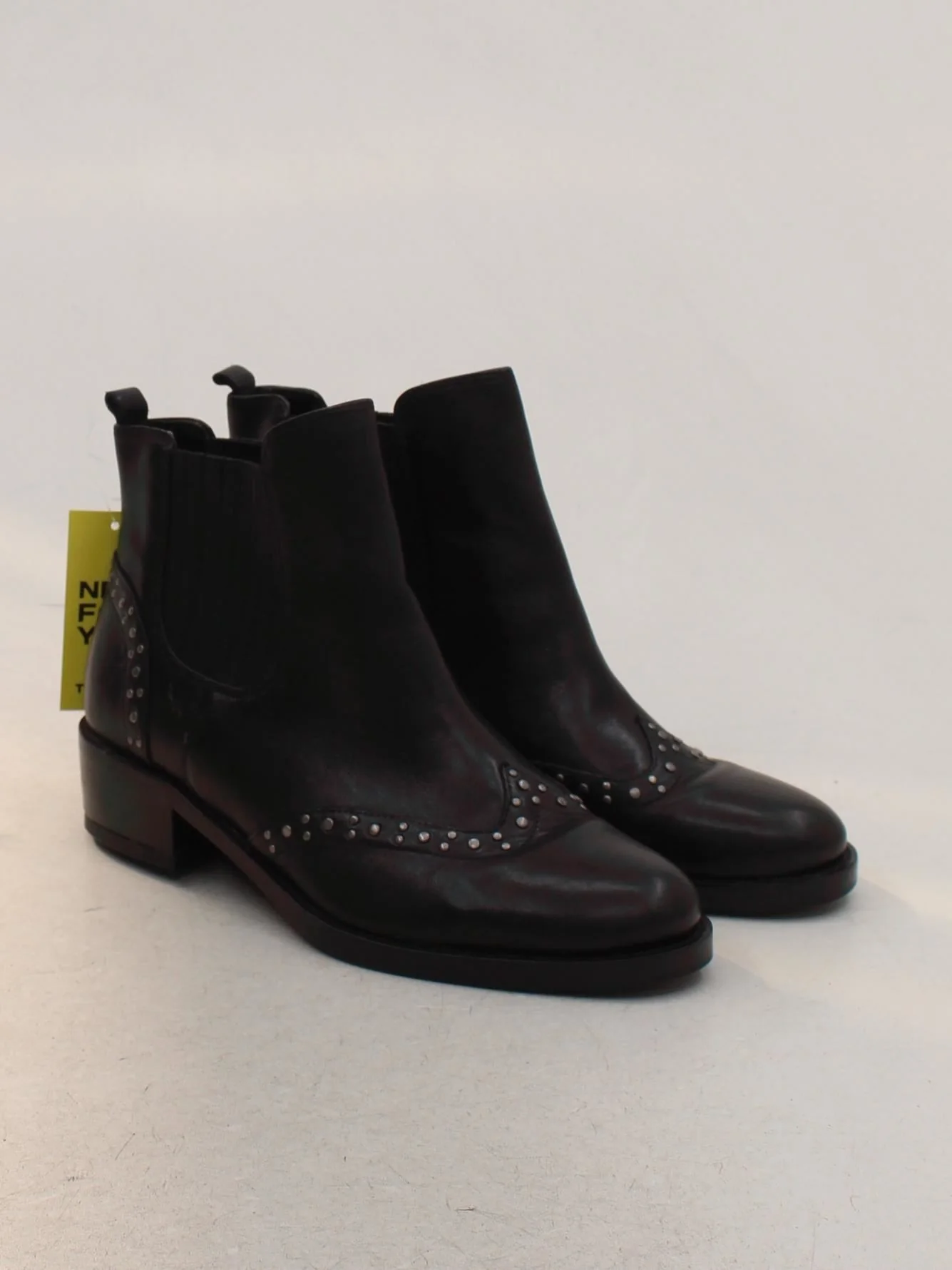 Lauren Ralph Lauren Women's Boots UK 4.5 Black 100% Leather Chelsea - Image 4