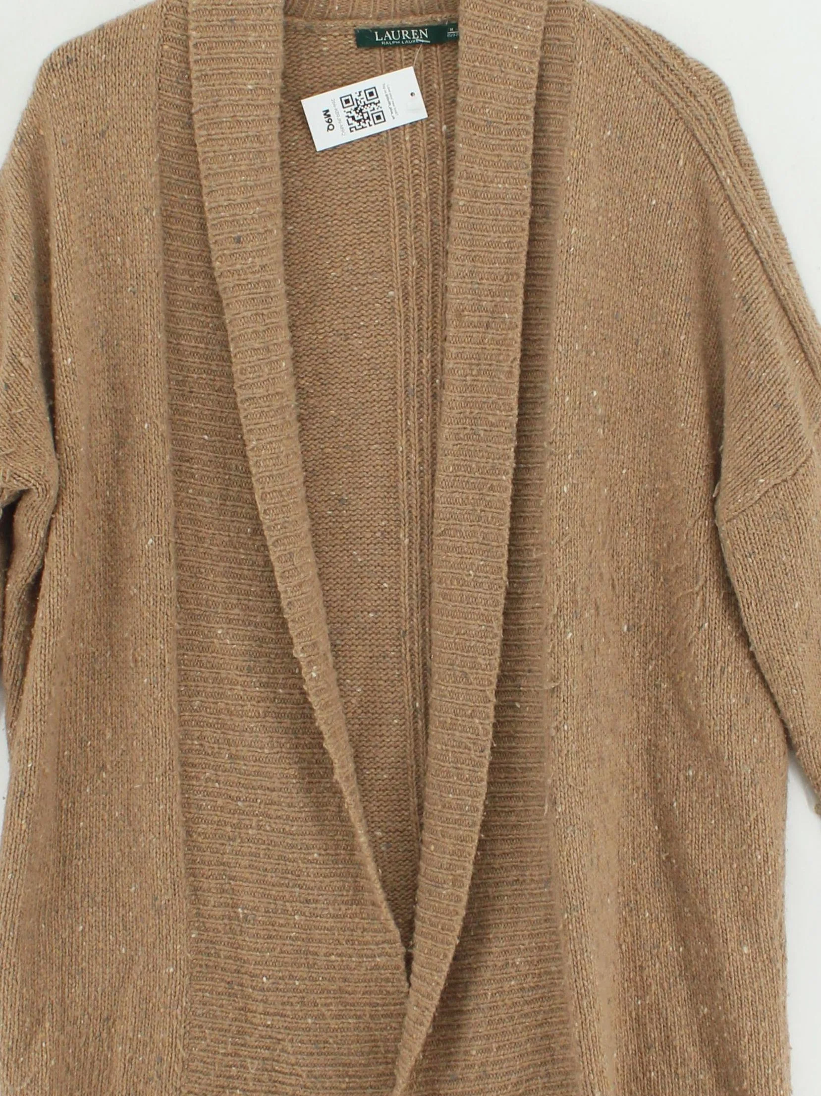 Lauren Ralph Lauren Women's Cardigan M Brown Wool with Nylon, Other Cardigan - Image 3