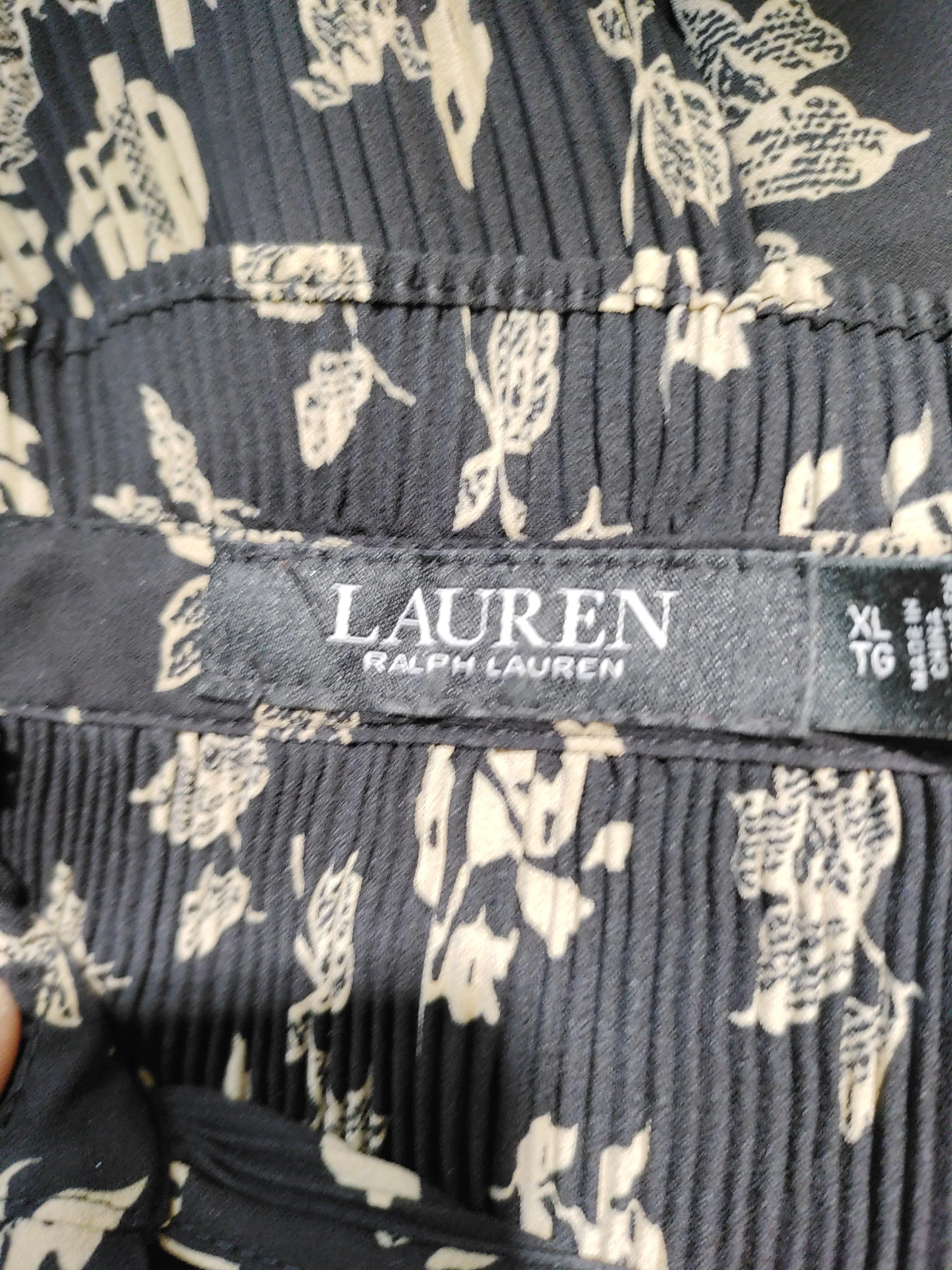 Lauren Ralph Lauren Women's Top XL Black 100% Polyester Basic - Image 5