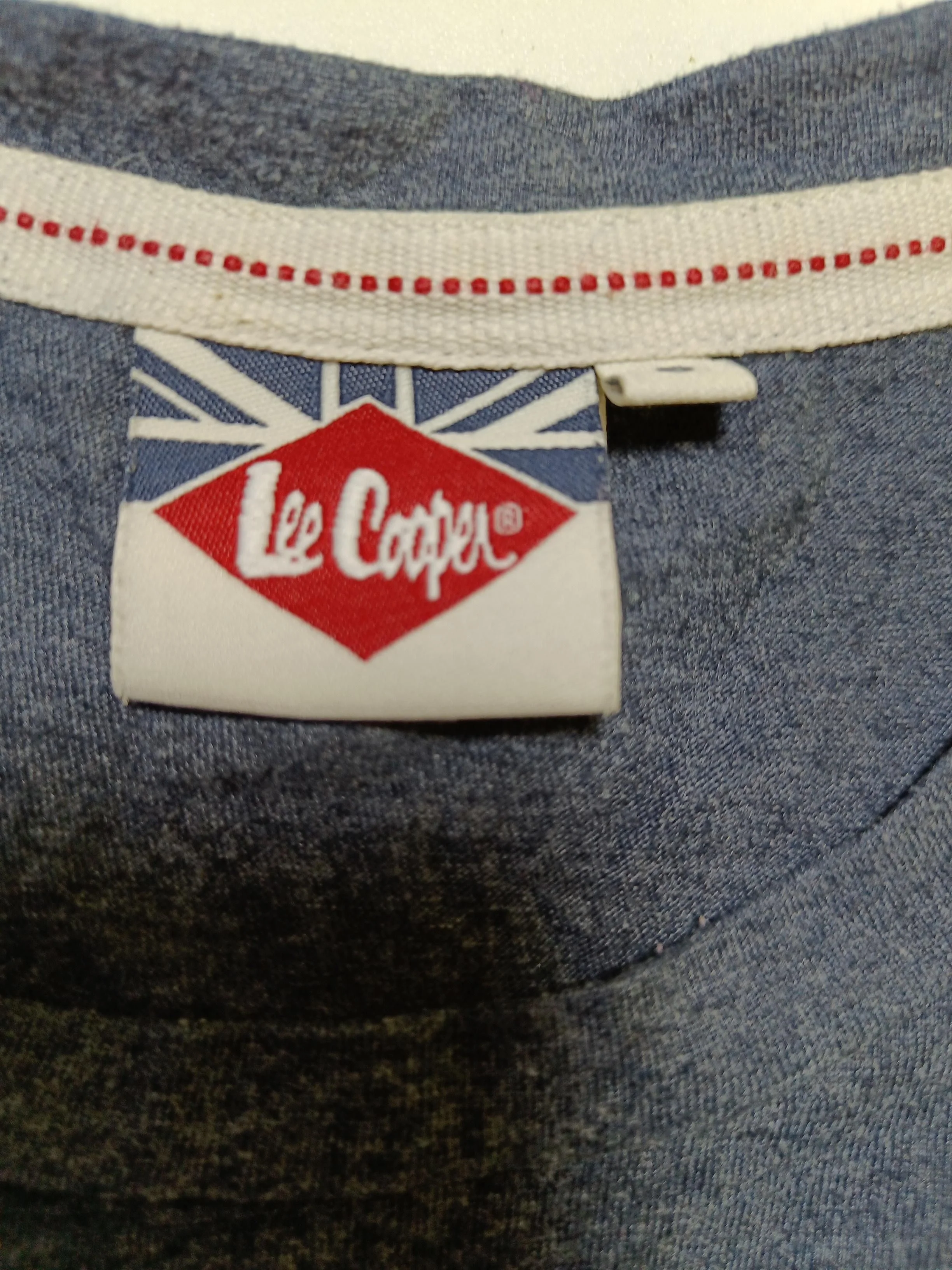 Lee Cooper Women's T-Shirt UK 8 Blue Cotton with Polyester Basic - Image 5