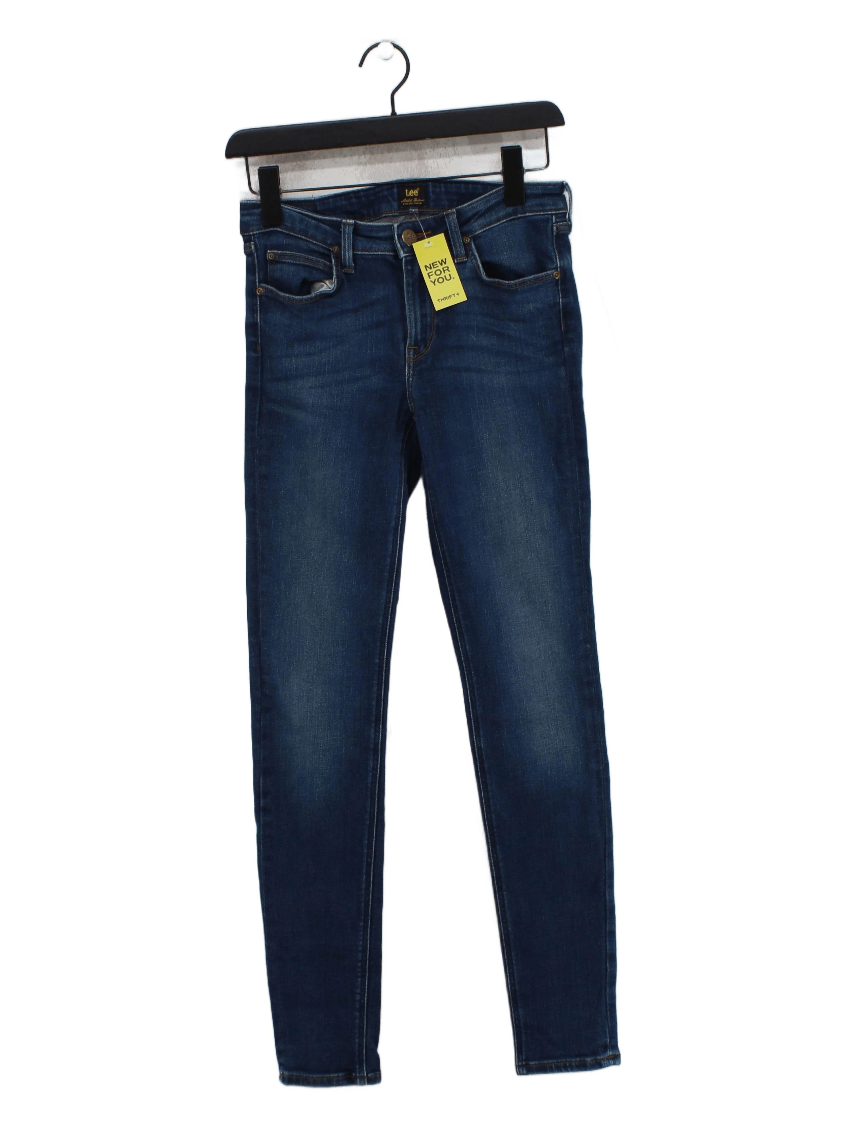 Lee Women's Jeans W 28 in Blue Cotton with Elastane Skinny