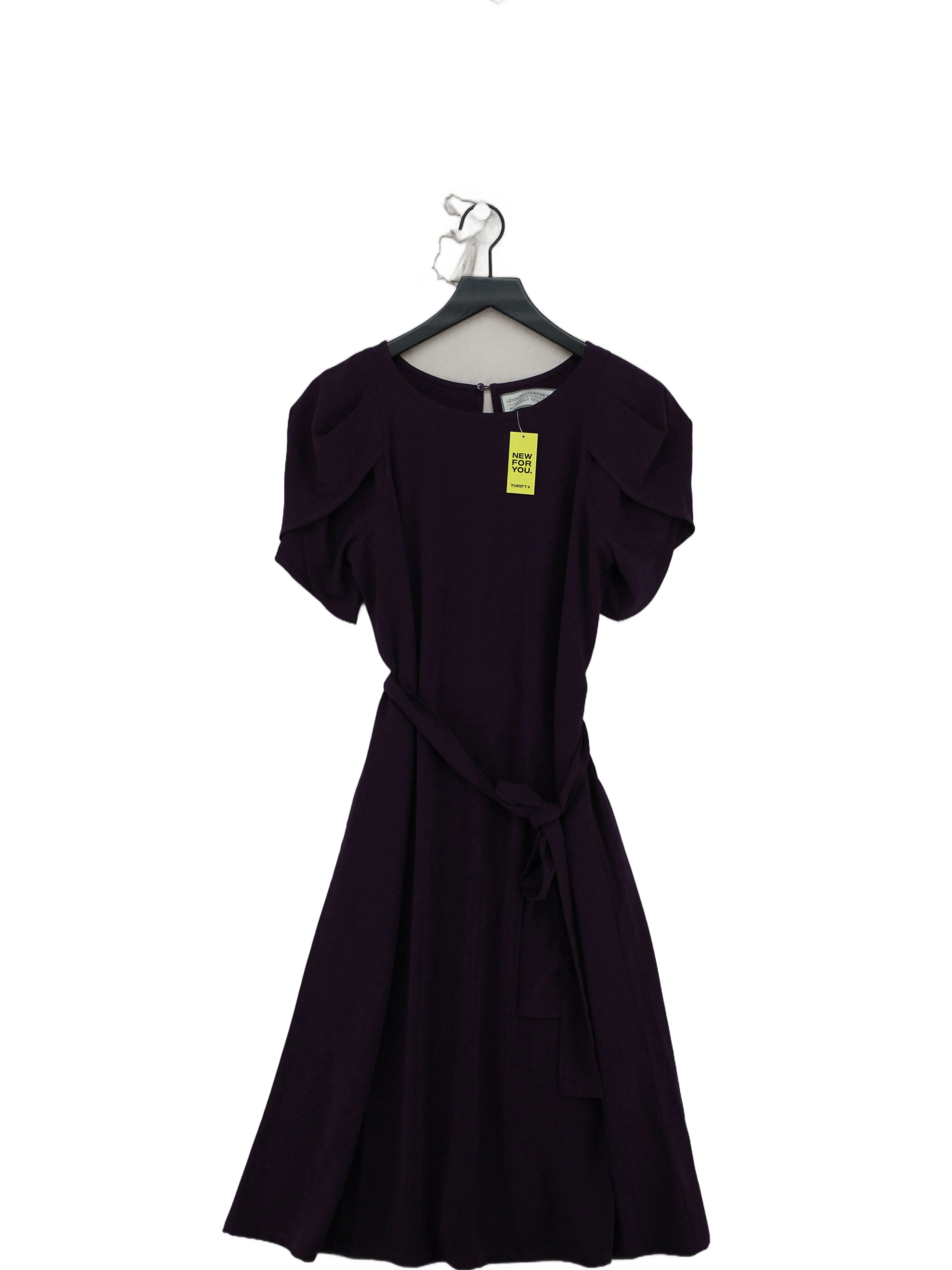 LENNON COURTNEY A-Line Midi Dress M in Purple