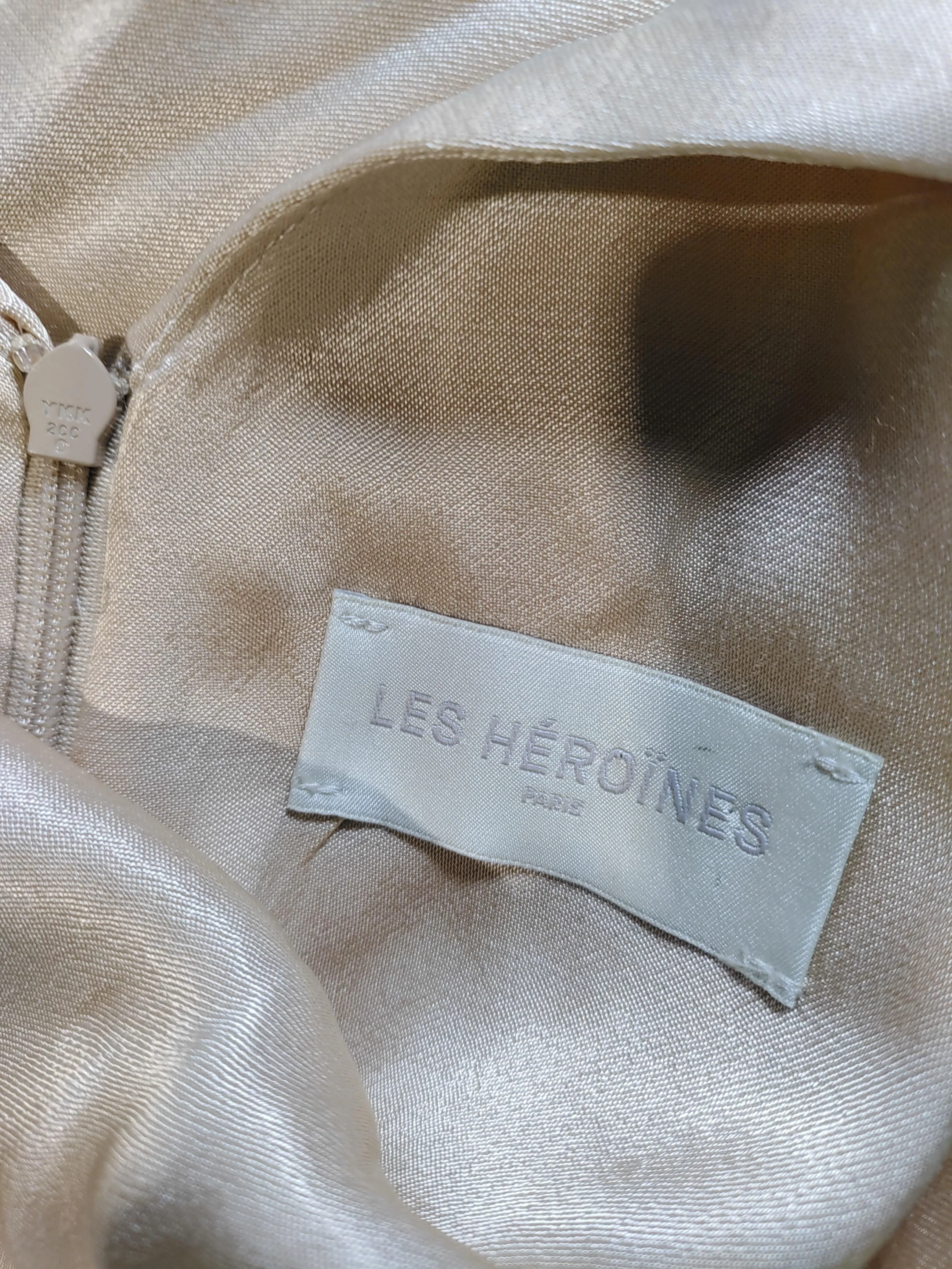 Les Heroines Slip Maxi Dress UK8 in Cream - Image 5