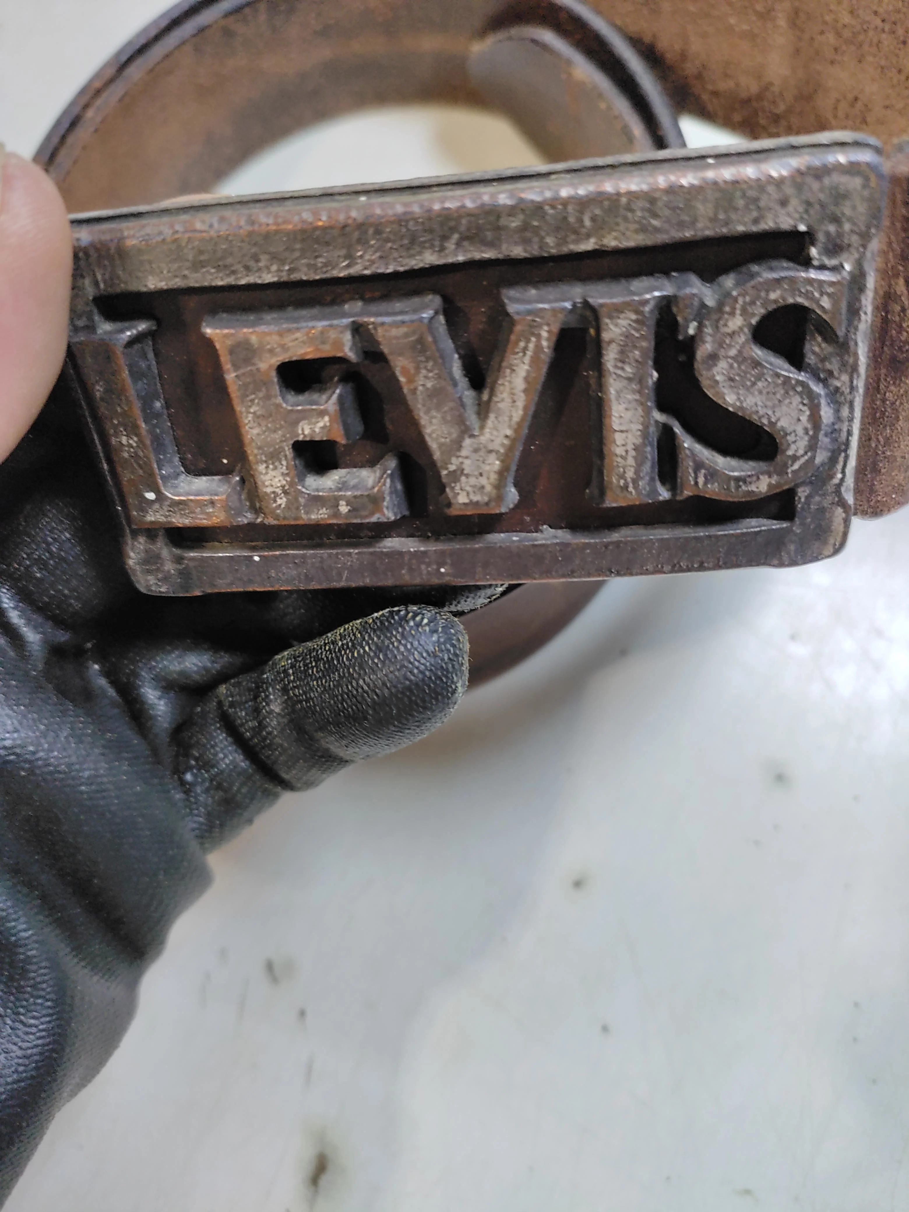 Levi’s Men's Belt W 32 in Brown 100% Leather Dress Belt - Image 6