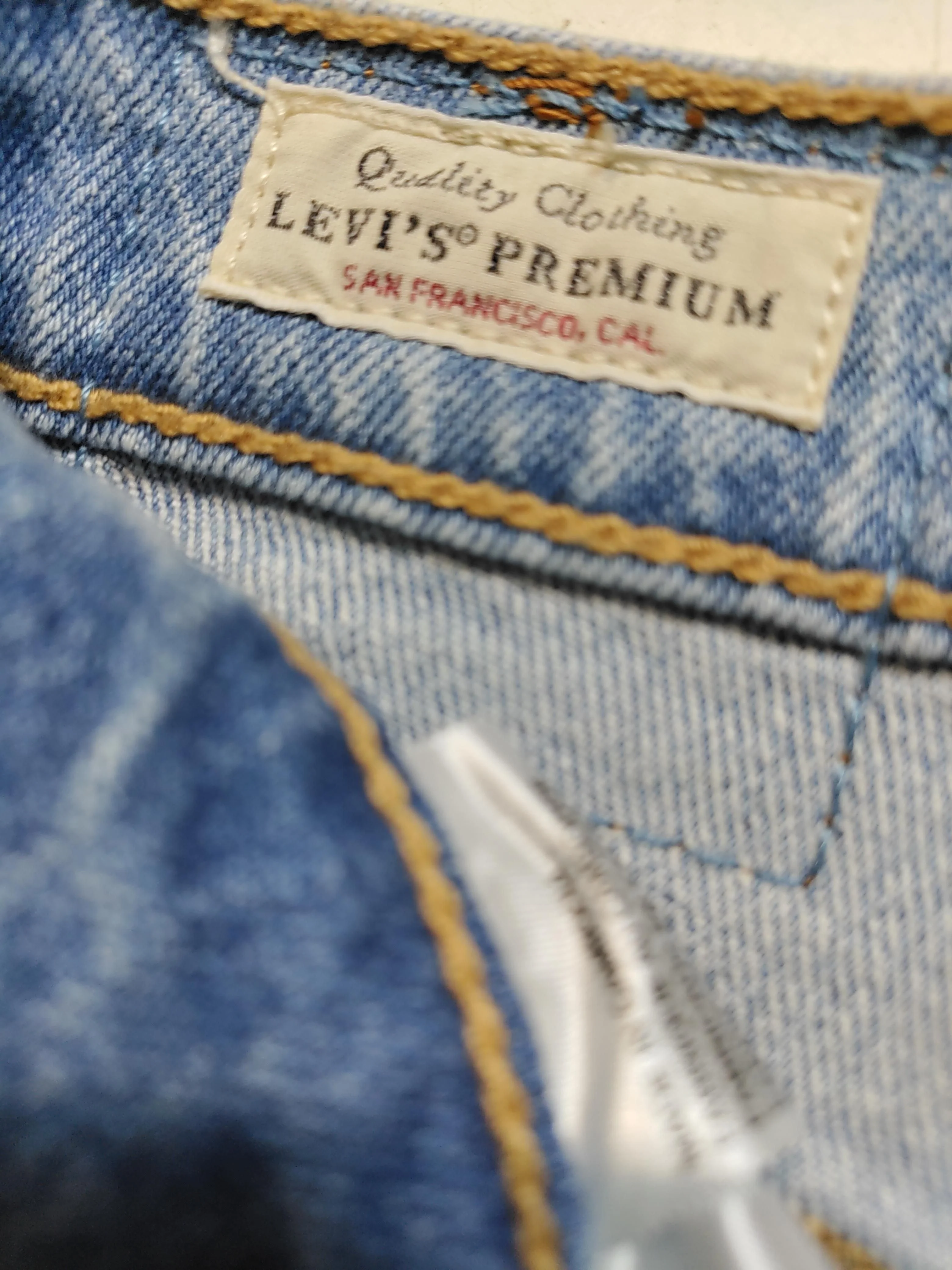 Levi’s Men's Jeans W 27 in Blue Cotton with Elastane Straight - Image 5