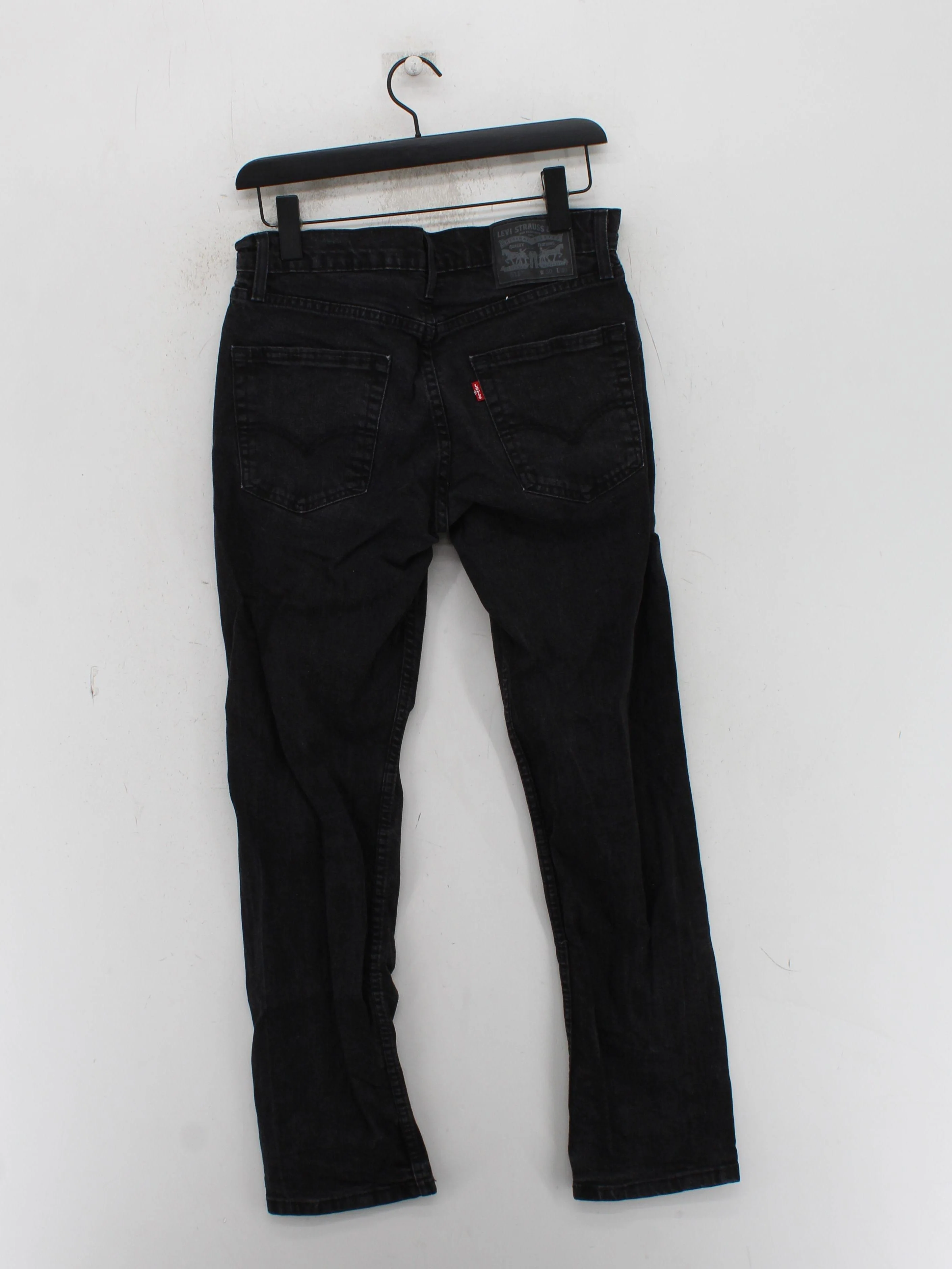 Levi’s Men's Jeans W 30 in Black Cotton with Elastane Skinny - Image 2
