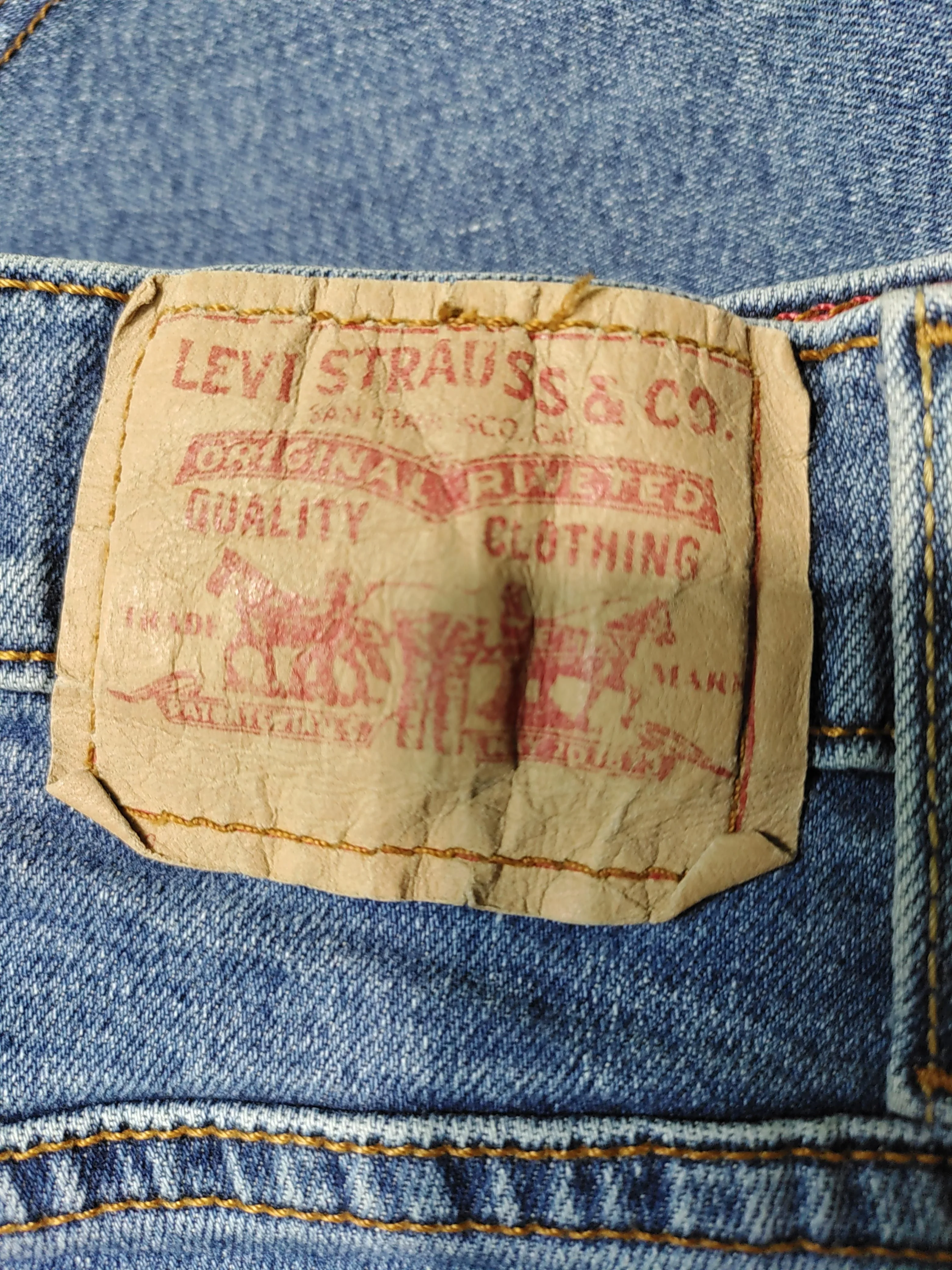 Levi’s Men's Jeans W 30 in Blue Cotton with Spandex Straight - Image 5