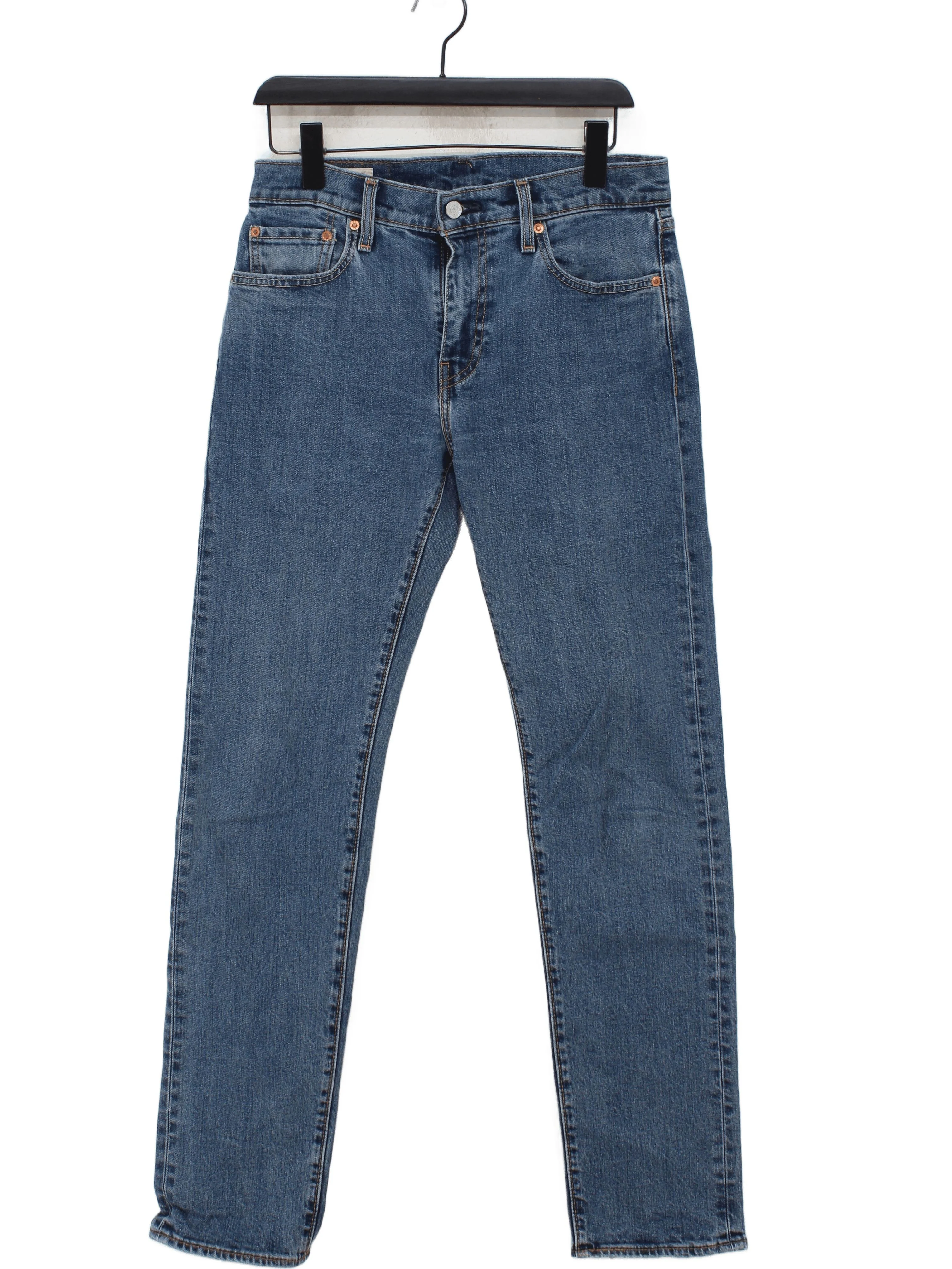 Levi’s Men's Jeans W 30 in; L 34 in Blue Cotton with Elastane Straight