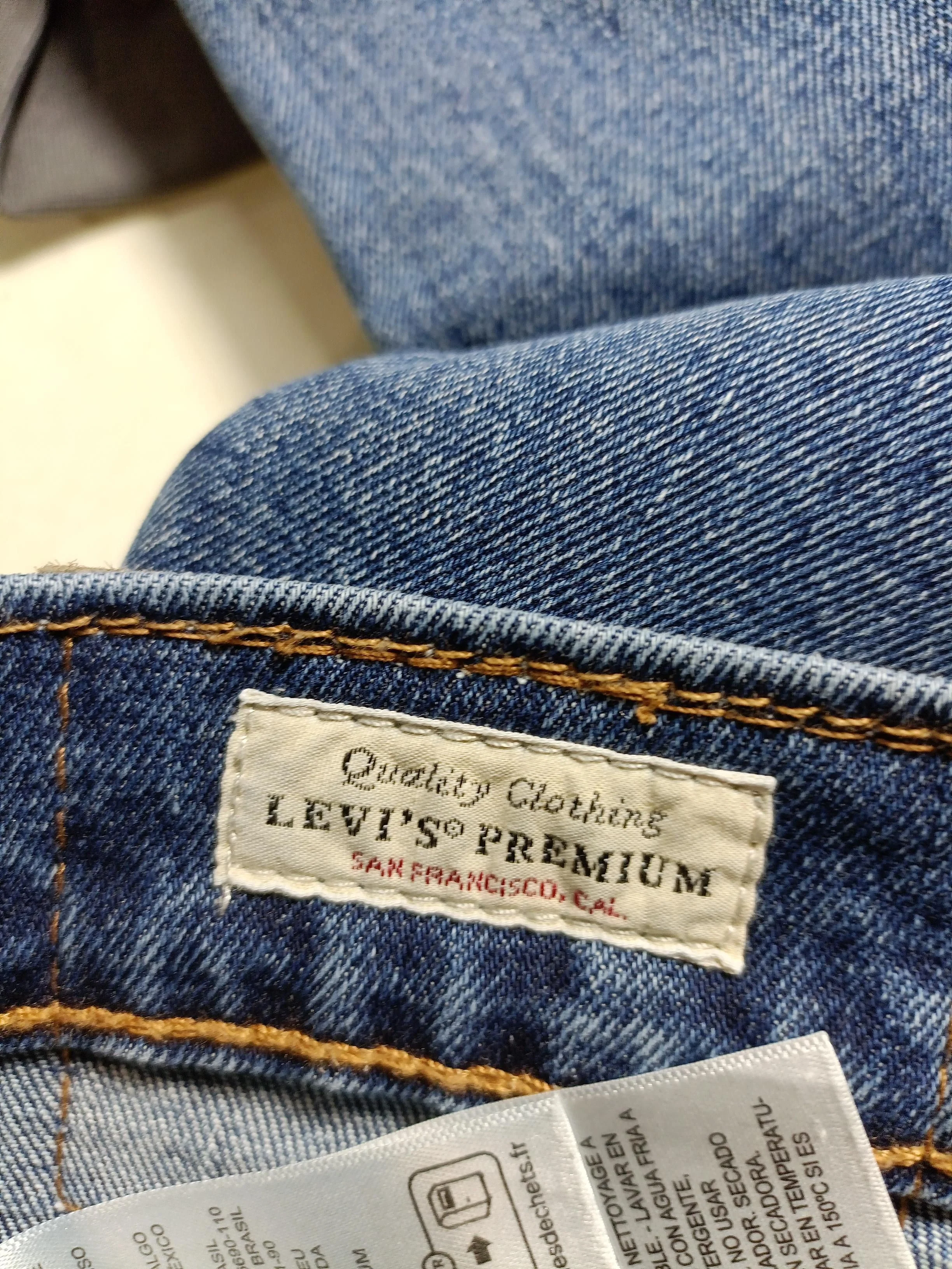 Levi’s Men's Jeans W 30 in; L 34 in Blue Cotton with Elastane Straight - Image 5