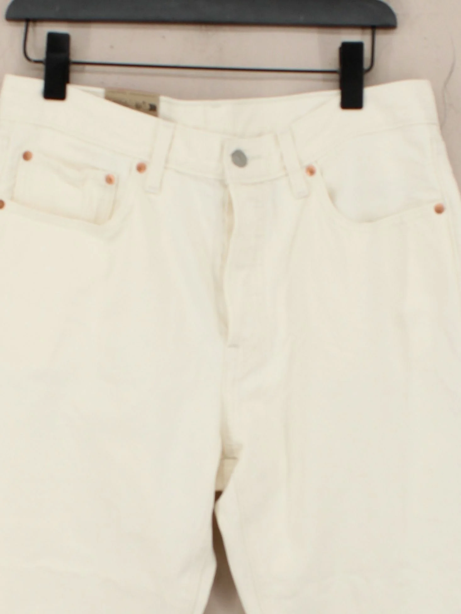Levi’s Men's Jeans W 31 in Cream 100% Cotton Straight - Image 3