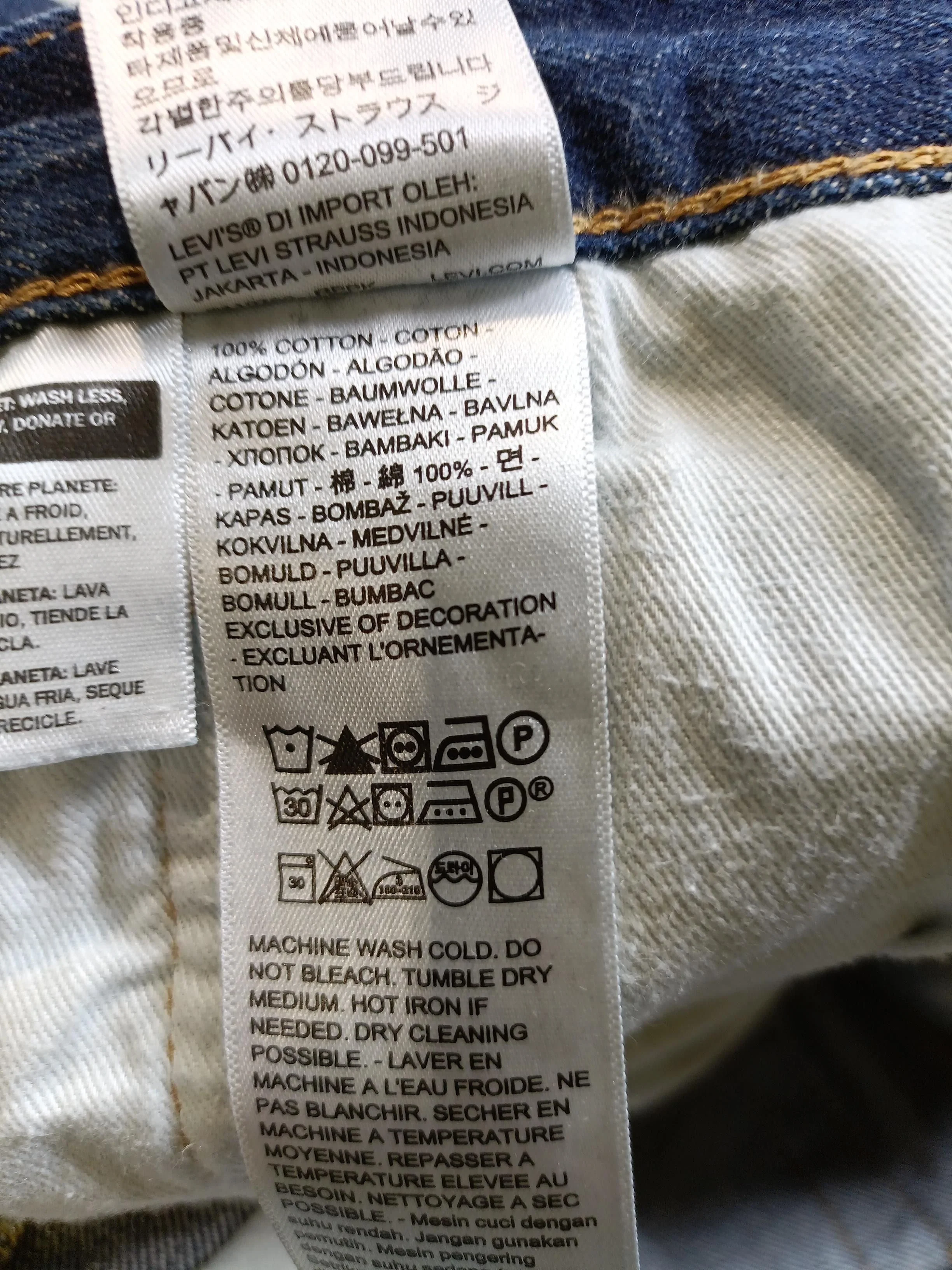 Levi’s Men's Jeans W 32 in; L 32 in Blue 100% Cotton Straight - Image 8