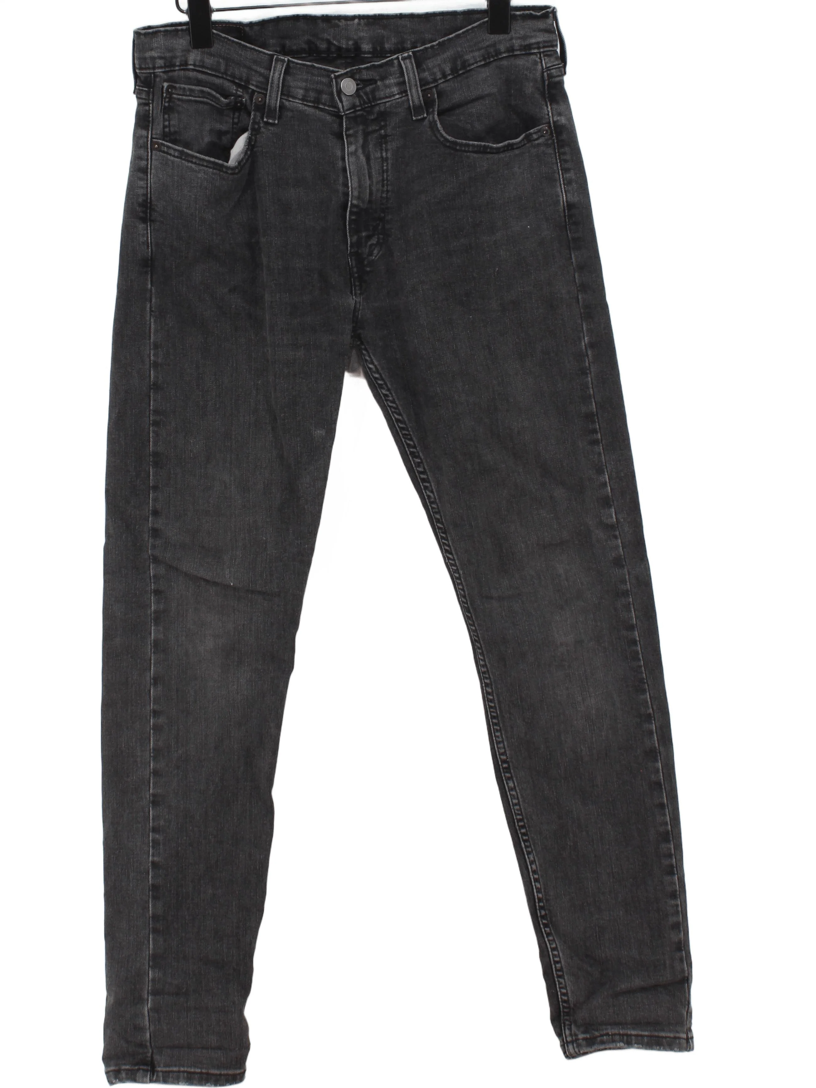Levi’s Men's Jeans W 33 in Black Cotton with Polyester, Elastane Skinny