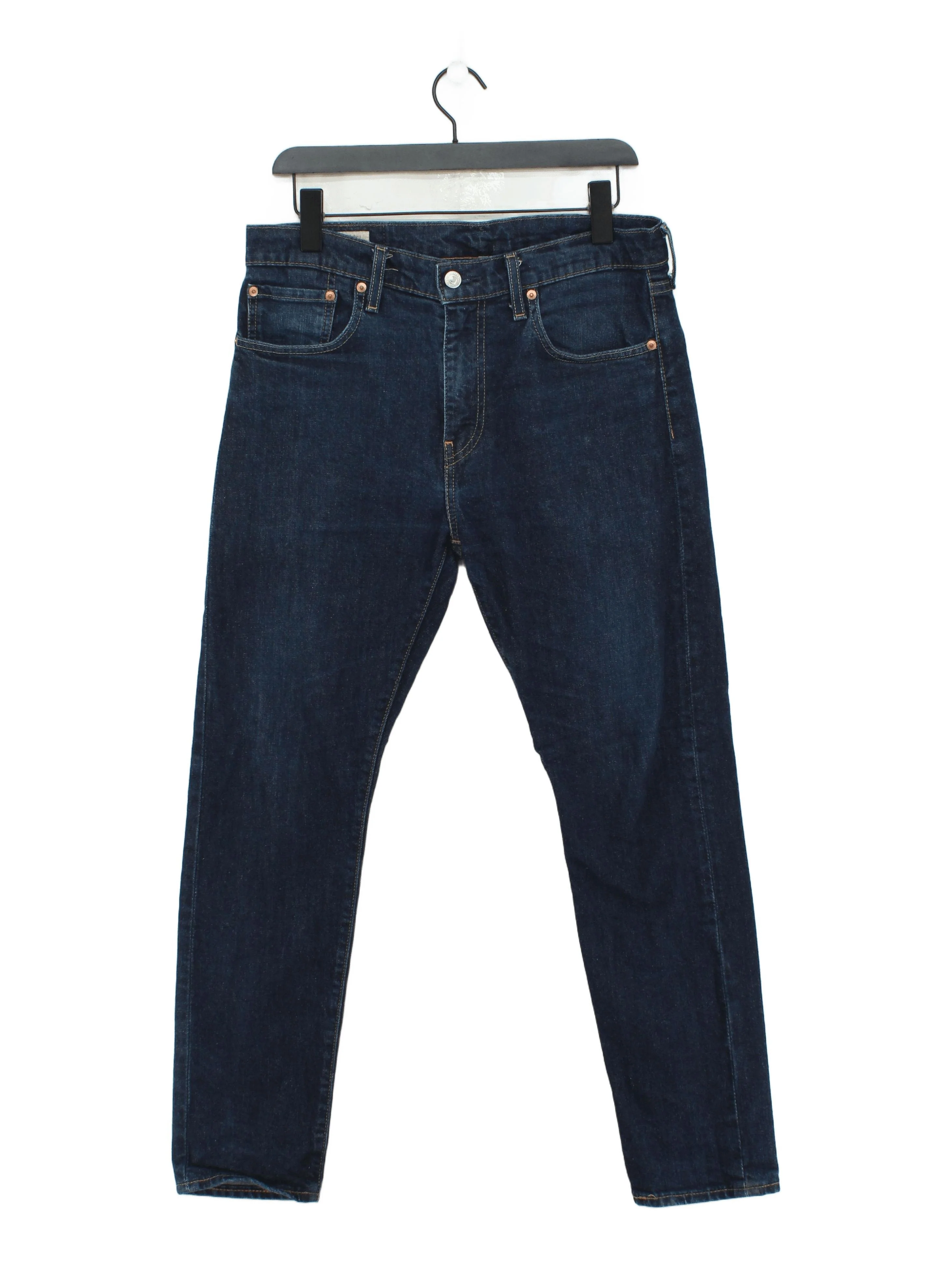 Levi’s Men's Jeans W 33 in Blue Cotton with Elastane Straight