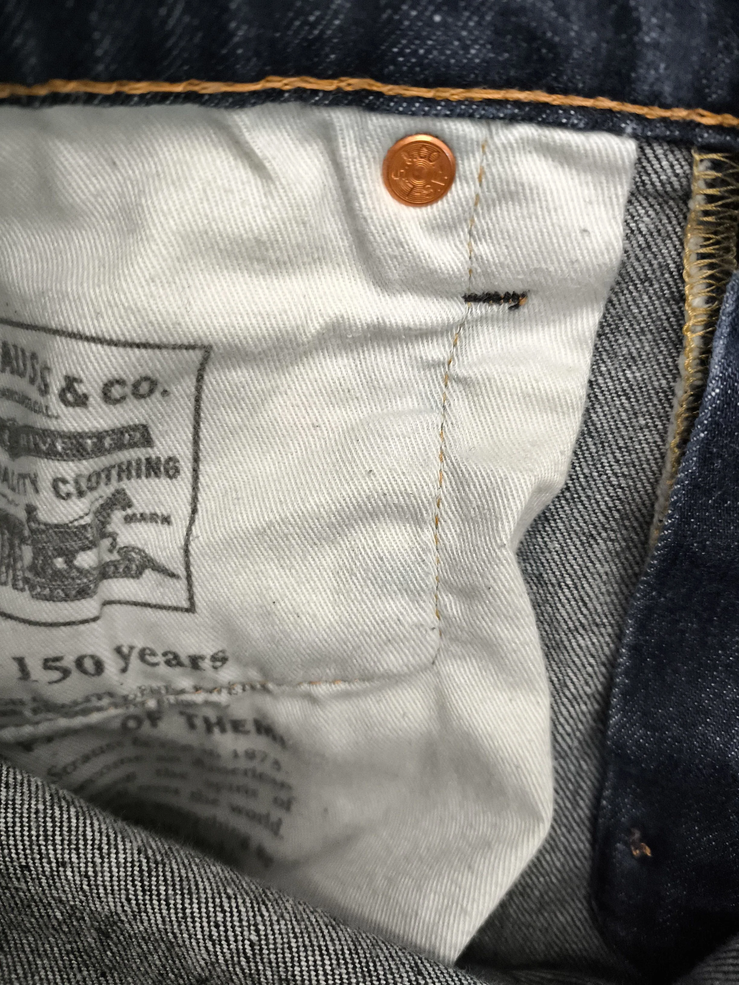 Levi’s Men's Jeans W 33 in Blue Cotton with Elastane Straight - Image 5