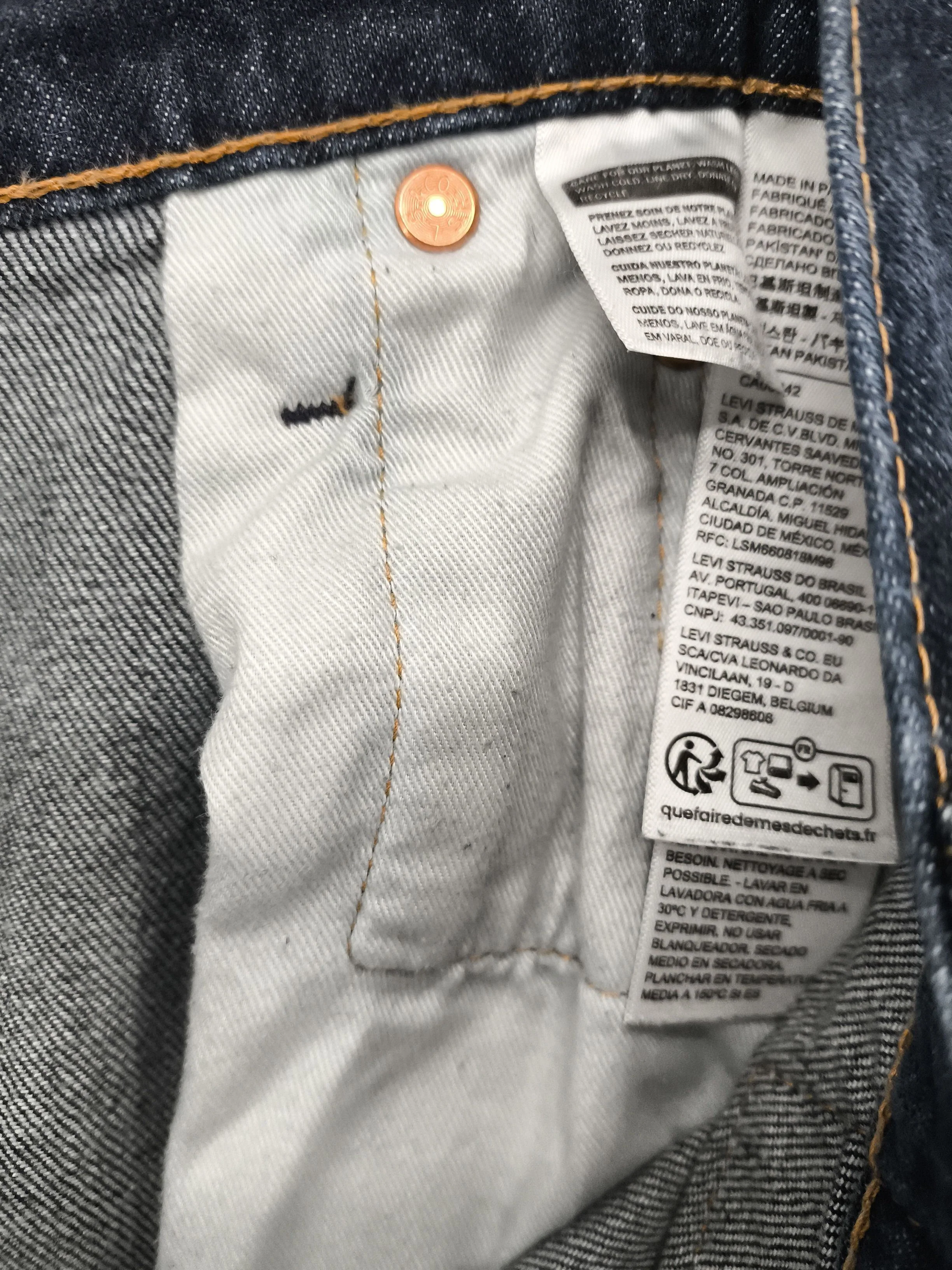 Levi’s Men's Jeans W 33 in Blue Cotton with Elastane Straight - Image 5