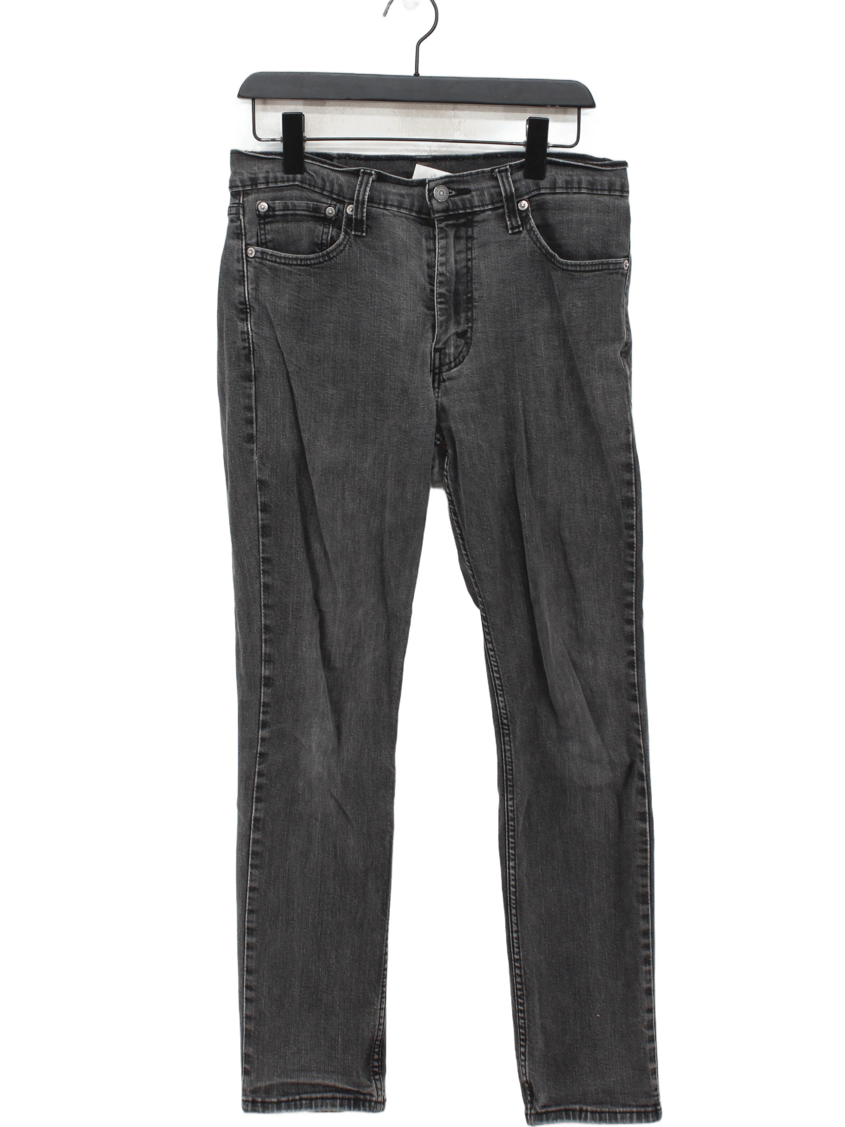 Levi’s Men's Jeans W 33 in; L 30 in Grey Cotton with Elastane Straight
