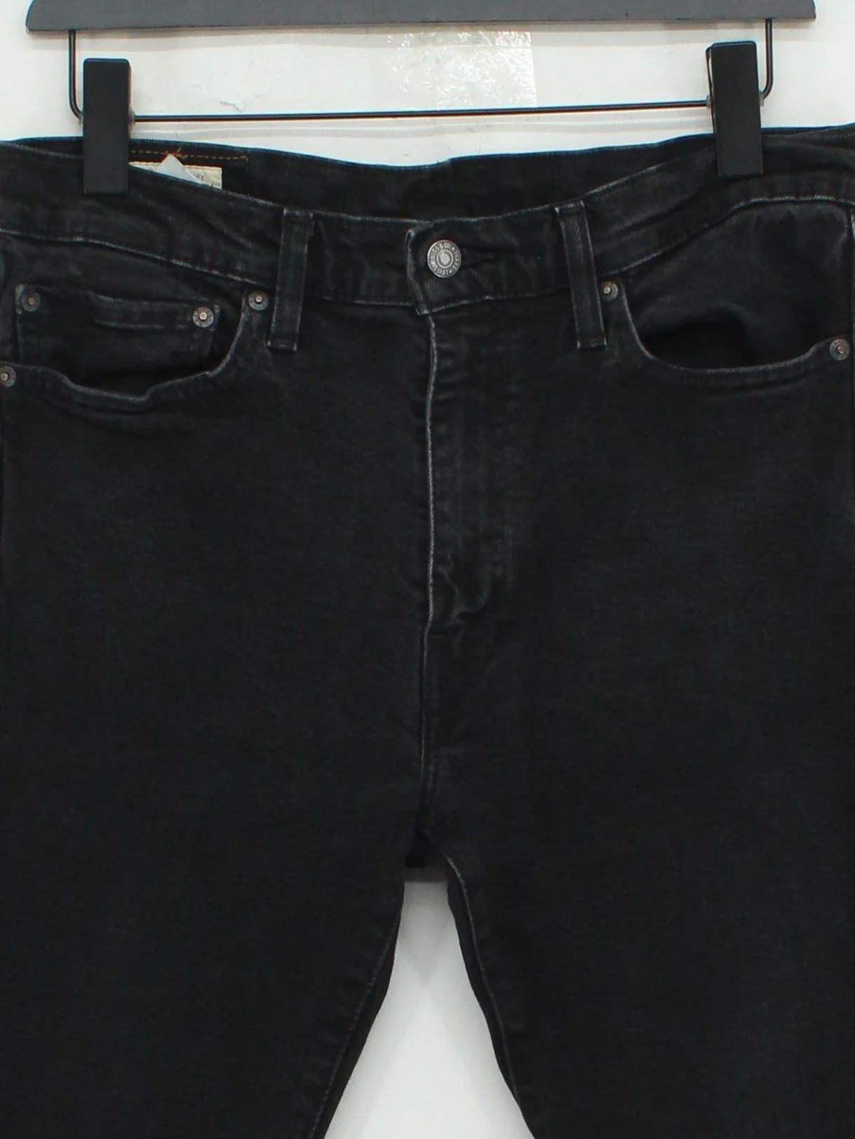 Levi’s Men's Jeans W 34 in Black Cotton with Lyocell Modal, Elastane Skinny - Image 3