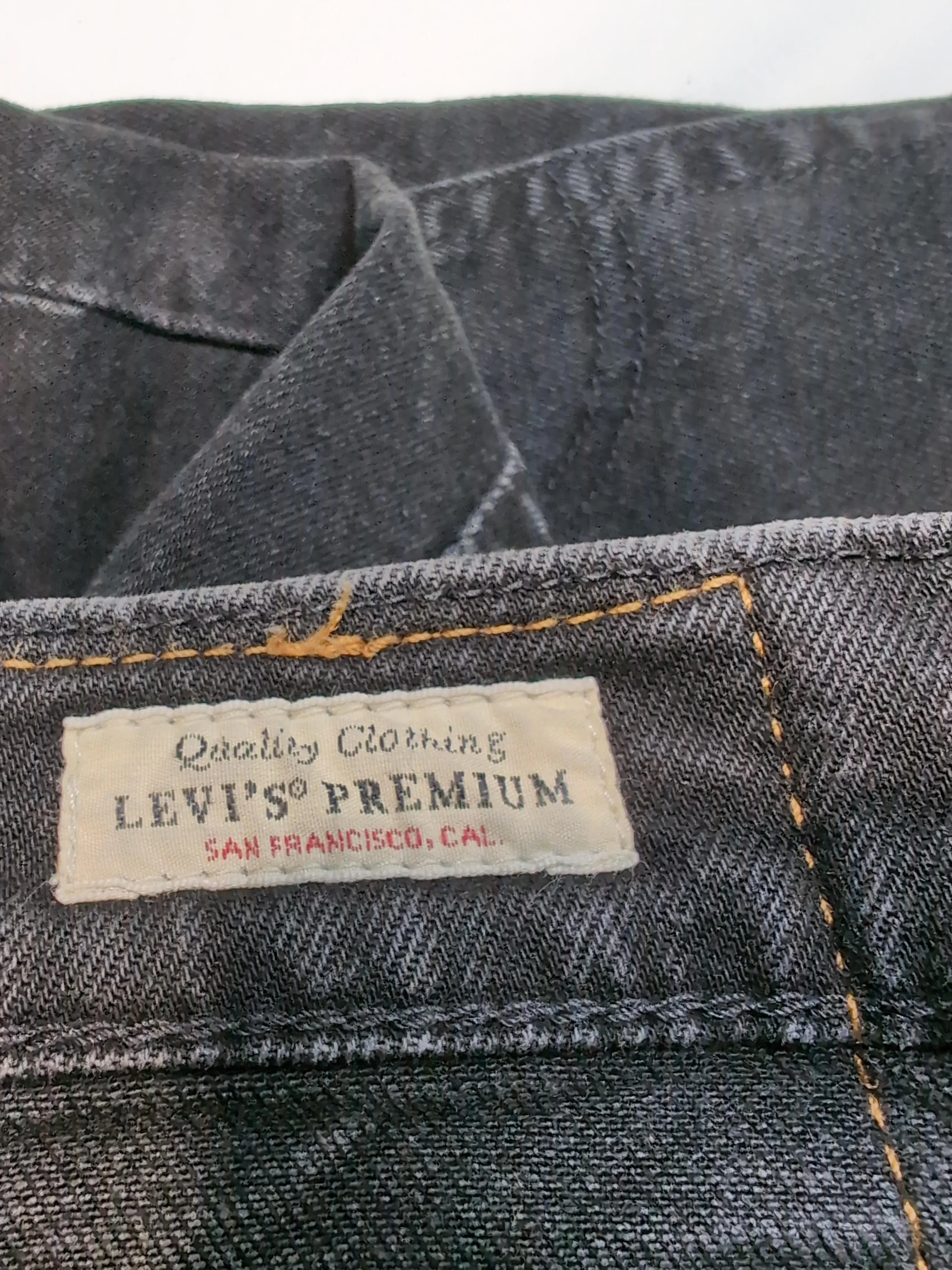 Levi’s Men's Jeans W 34 in Black Cotton with Lyocell Modal, Elastane Skinny - Image 6