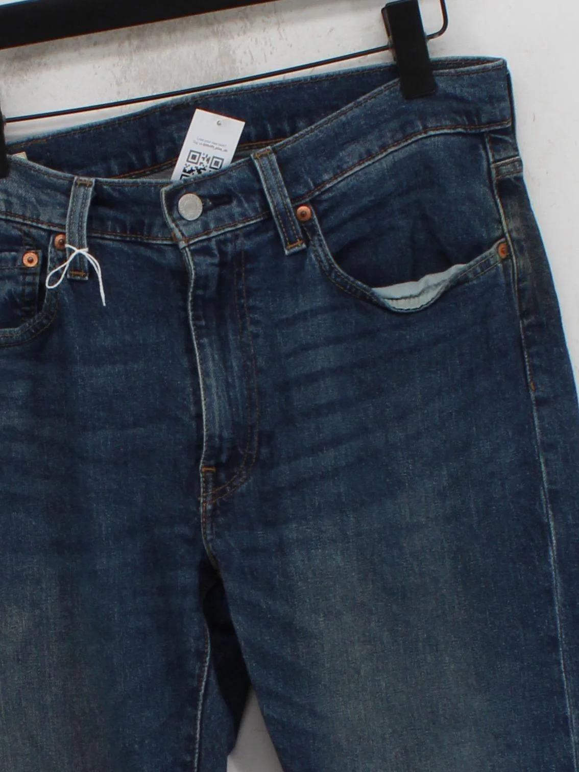 Levi’s Men's Jeans W 34 in Blue Cotton with Lyocell Modal, Elastane Straight - Image 3