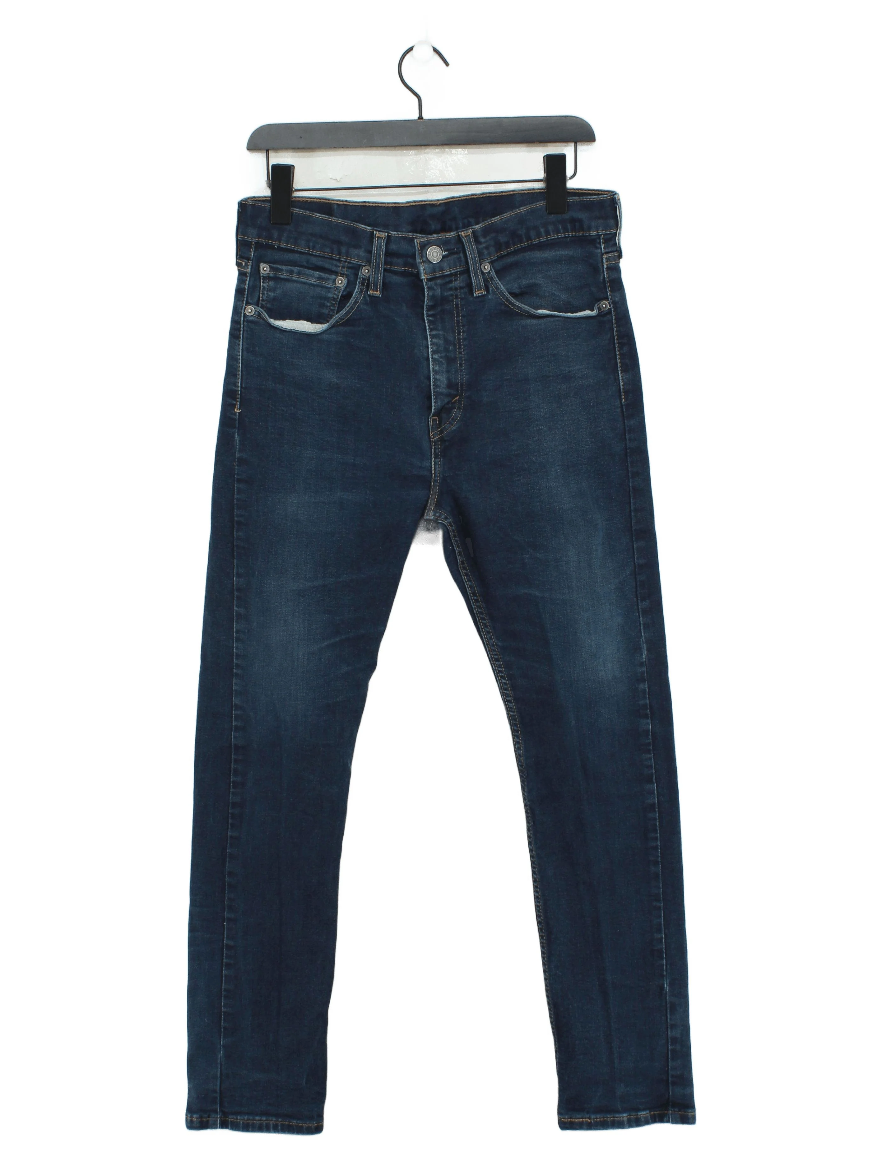 Levi’s Men's Jeans W 34 in Blue Cotton with Polyester, Elastane Skinny