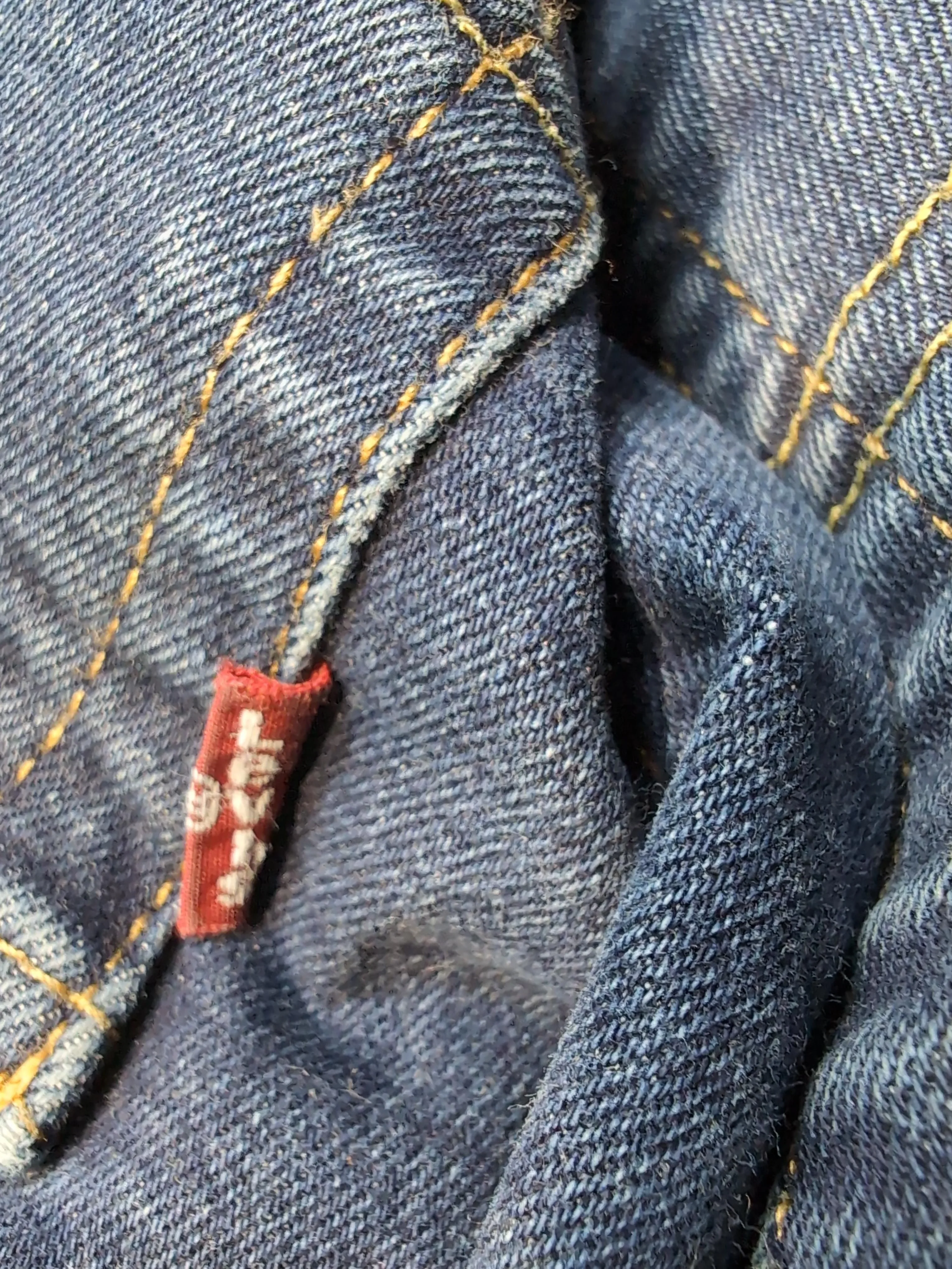 Levi’s Men's Jeans W 34 in Blue Cotton with Polyester, Elastane Skinny - Image 6