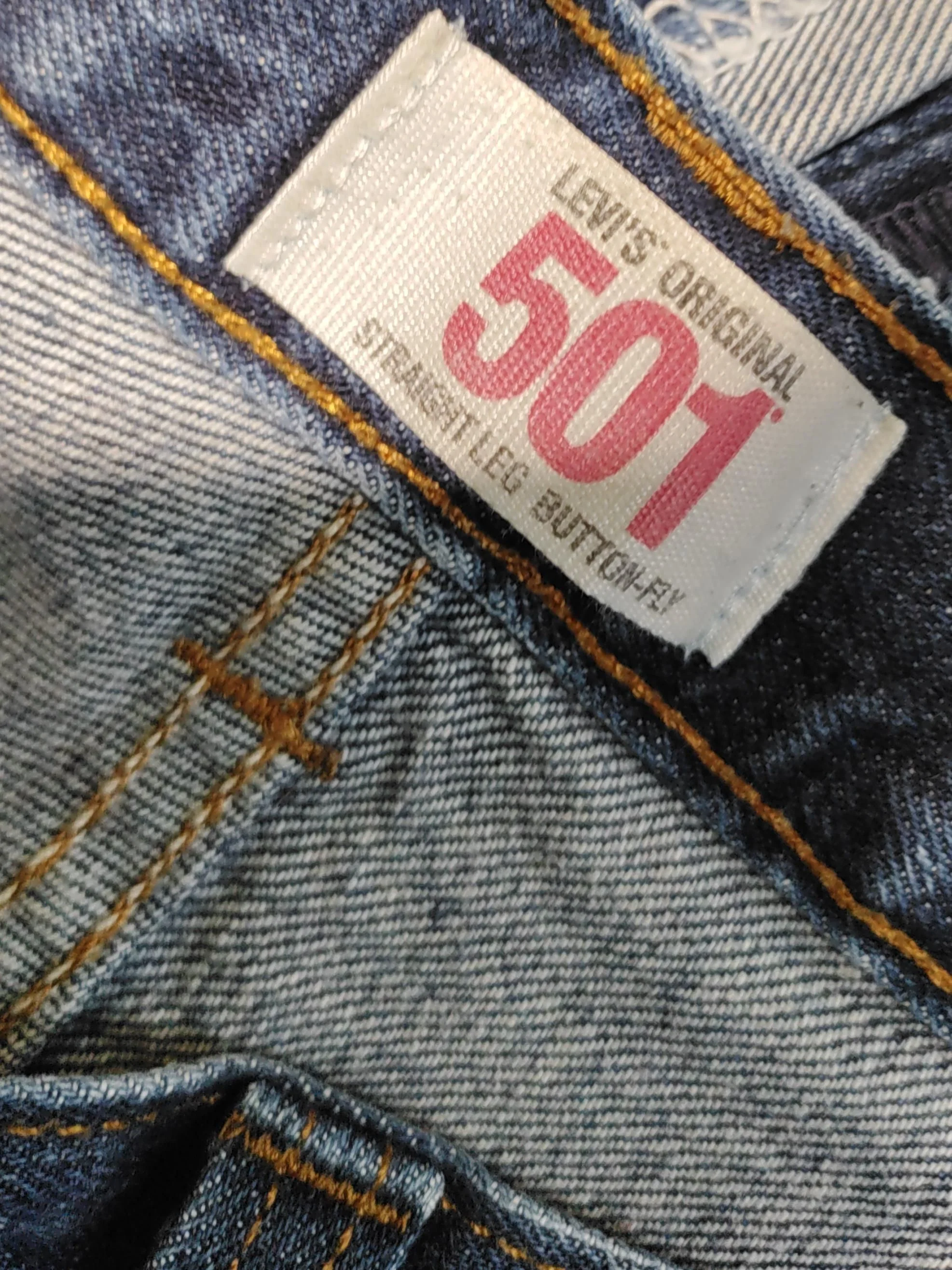 Levi’s Men's Jeans W 34 in; L 30 in Blue 100% Cotton Straight - Image 5