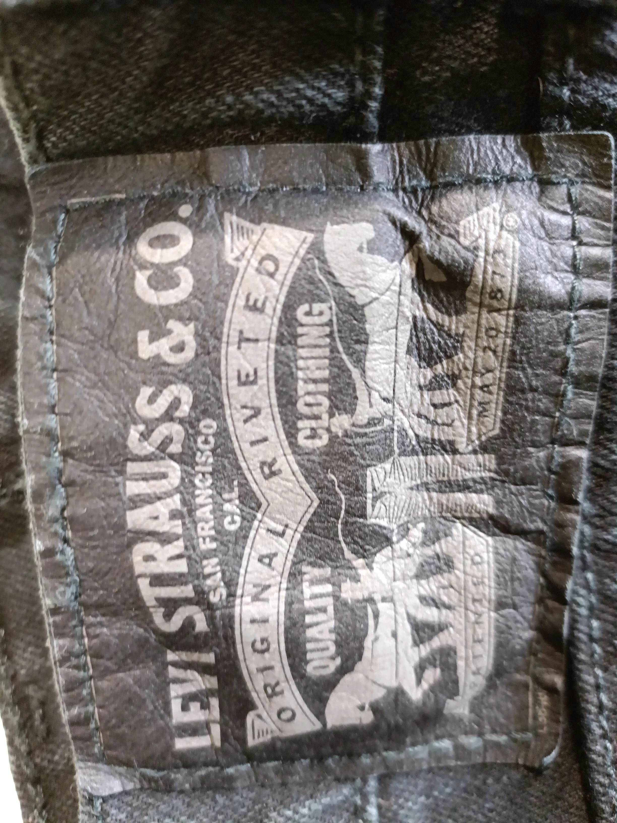 Levi’s Men's Jeans W 34 in; L 32 in Black Cotton with Elastane Straight - Image 6