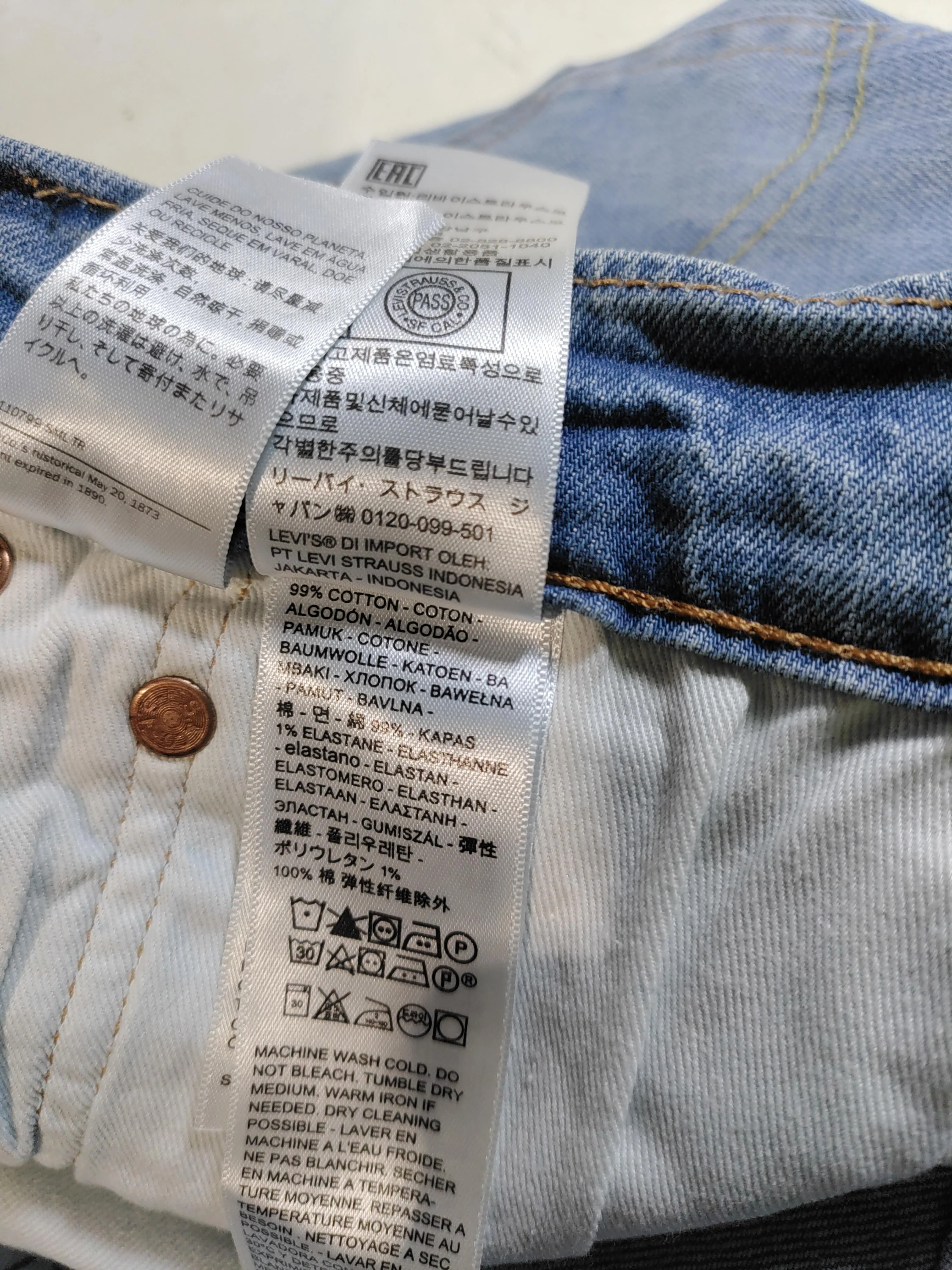 Levi’s Men's Jeans W 34 in; L 36 in Blue Cotton with Elastane Skinny - Image 6