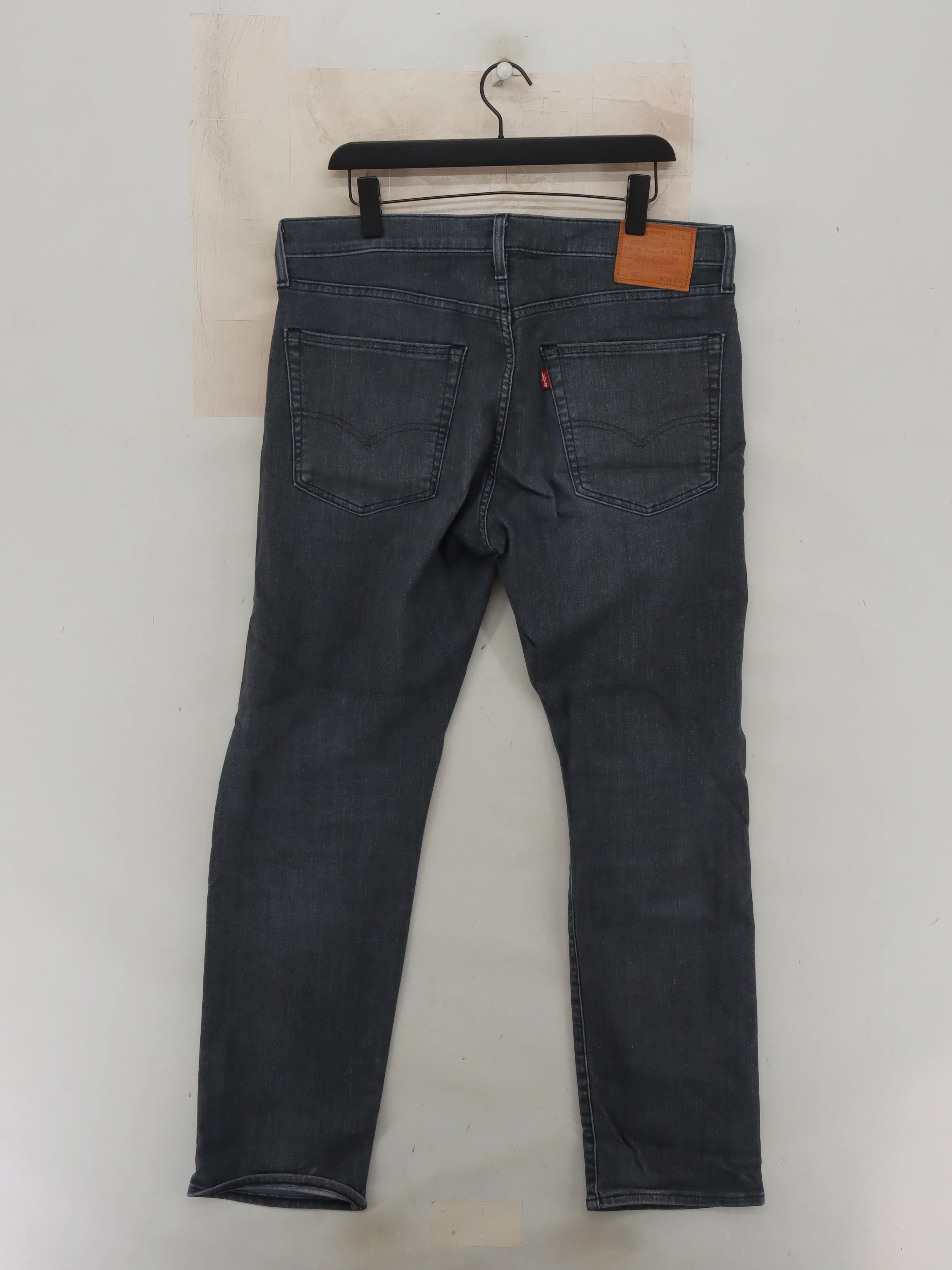Levi’s Men's Jeans W 36 in Grey Cotton with Polyester, Elastane Straight - Image 2