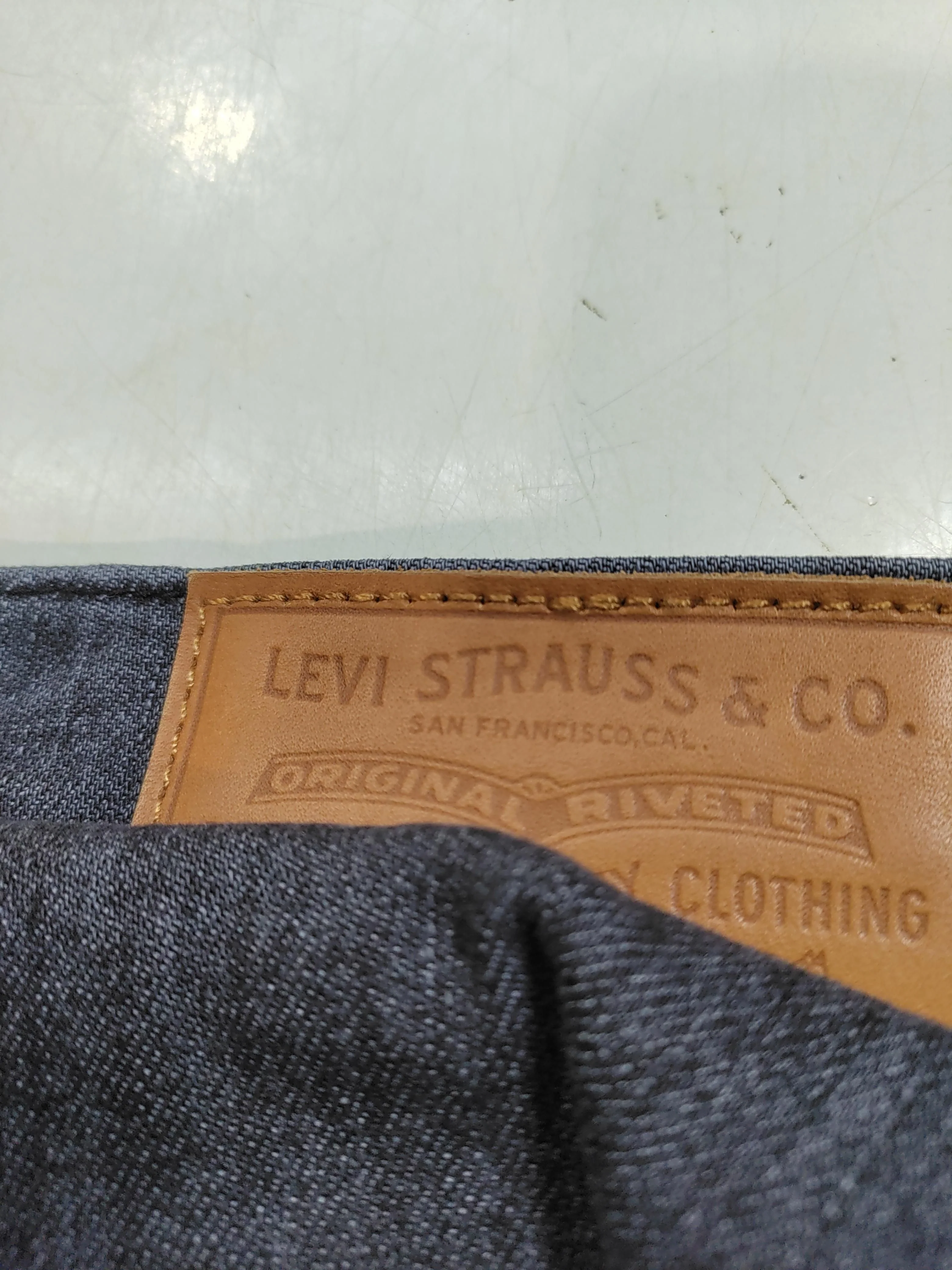 Levi’s Men's Jeans W 36 in Grey Cotton with Polyester, Elastane Straight - Image 6