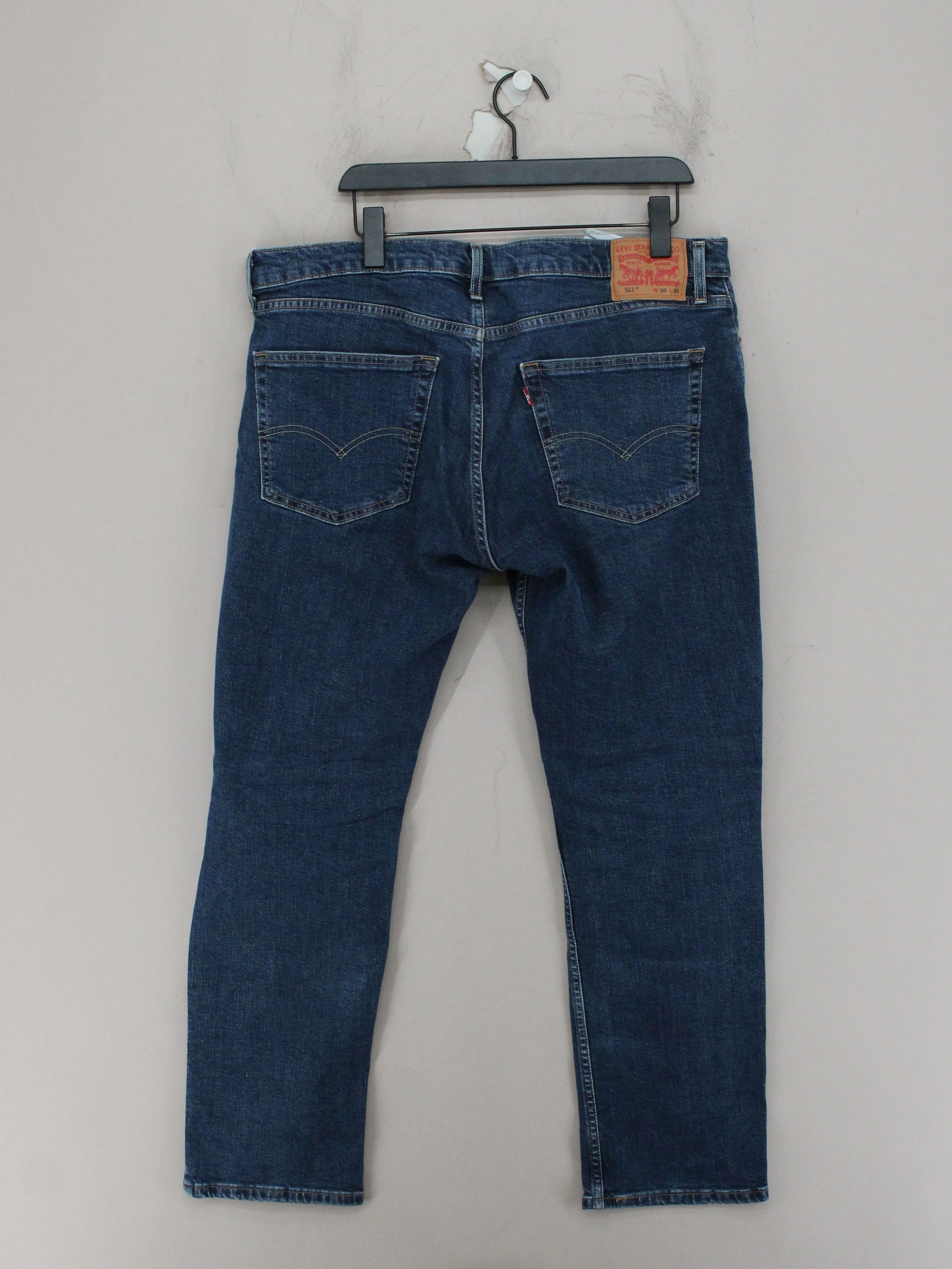 Levi’s Men's Jeans W 36 in; L 30 in Blue Cotton with Elastane Skinny - Image 2