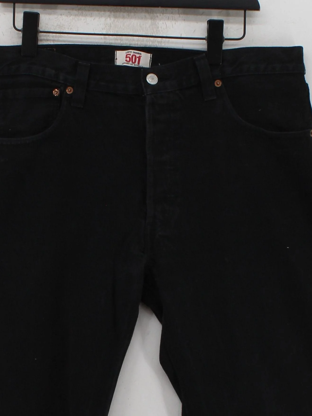 Levi’s Men's Jeans W 36 in; L 34 in Black 100% Cotton Straight - Image 3