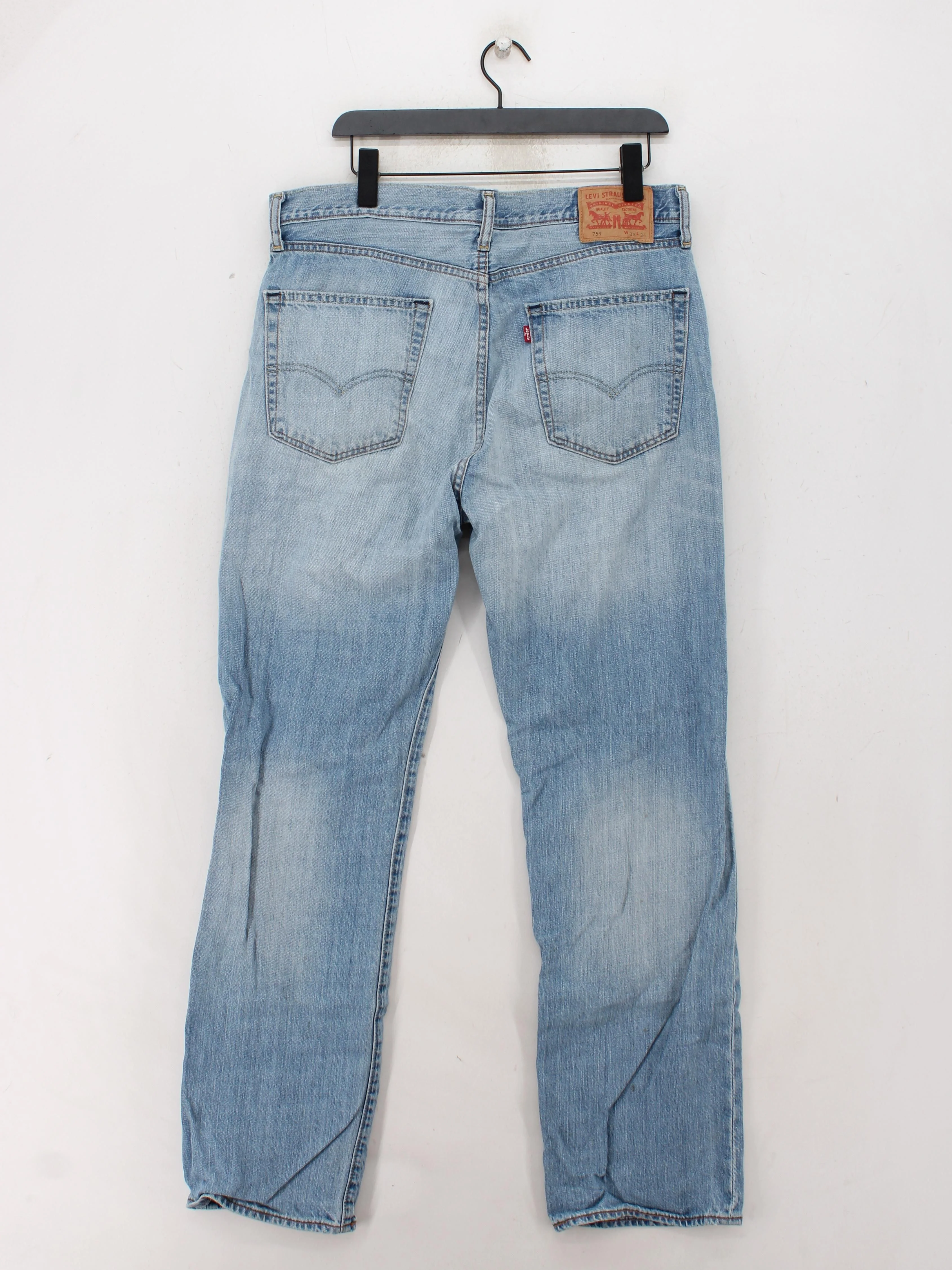 Levi’s Men's Jeans W 36 in; L 34 in Blue 100% Cotton Straight - Image 2