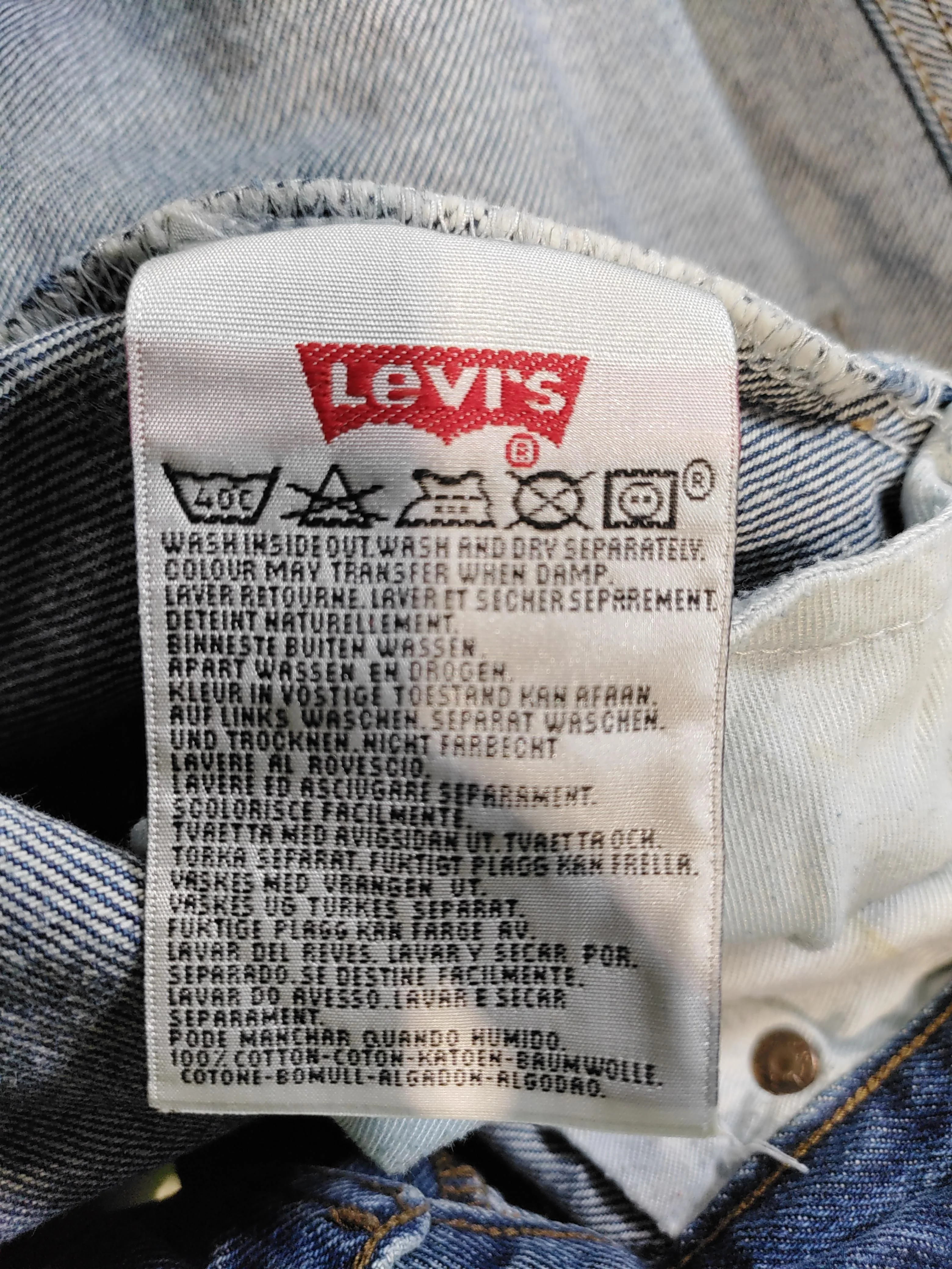 Levi’s Men's Jeans W 38 in; L 34 in Blue 100% Cotton Straight - Image 6