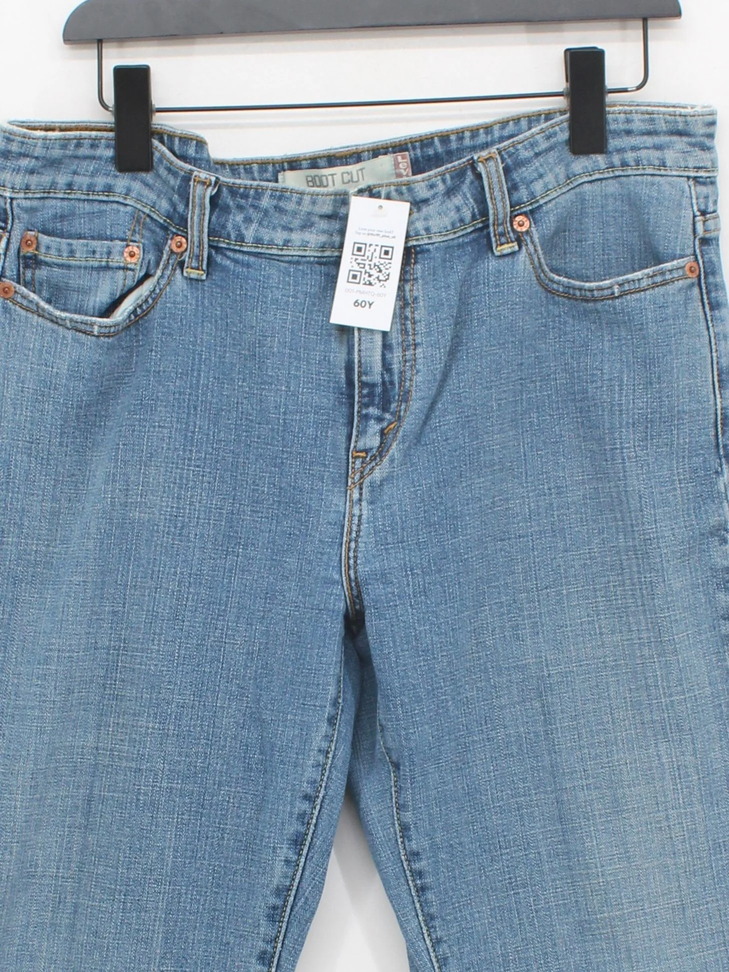 Levi’s Men's Jeans XL Blue Cotton with Elastane Straight - Image 3