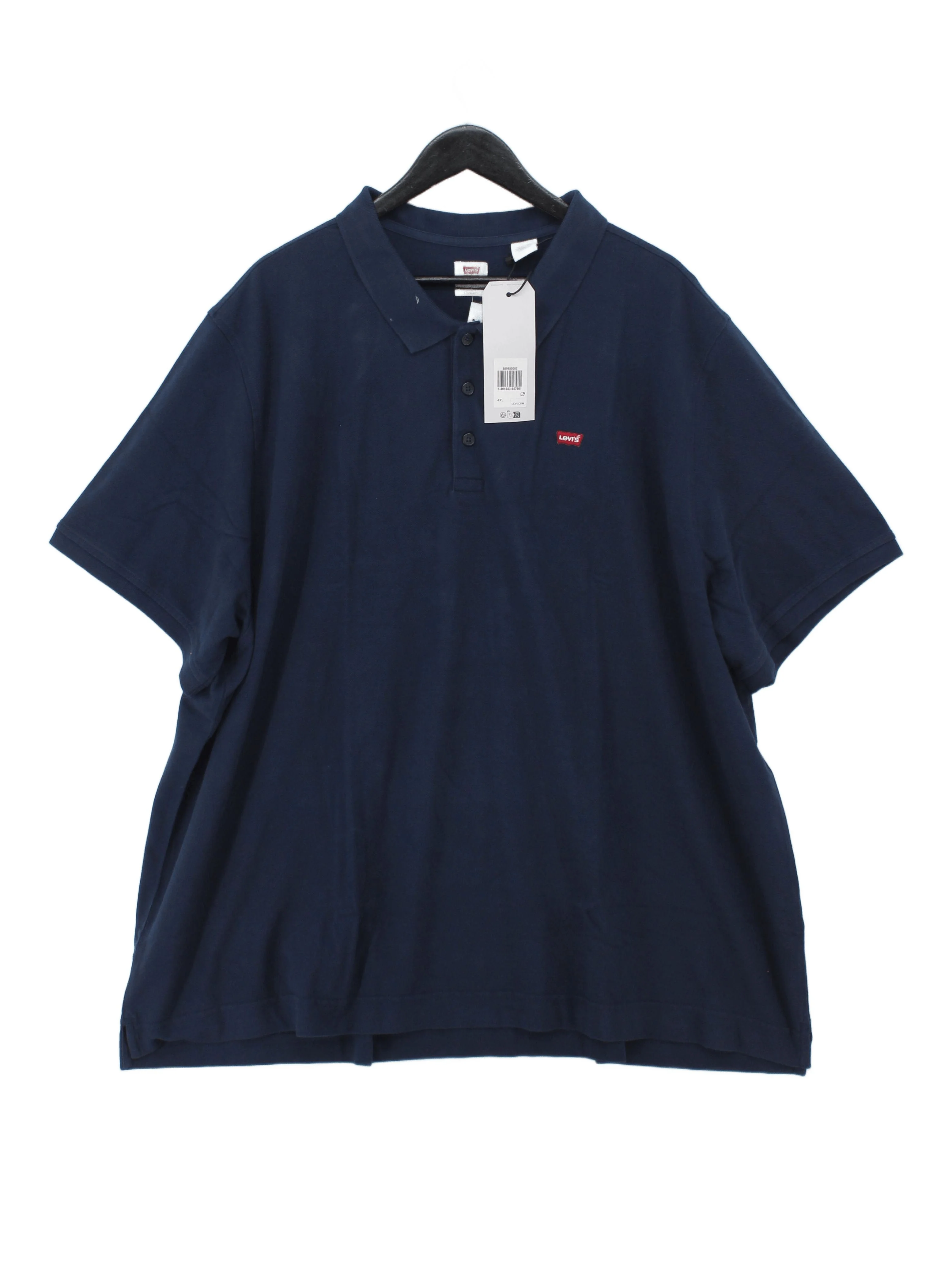 Levi’s Men's Polo XXXL Blue 100% Cotton Basic