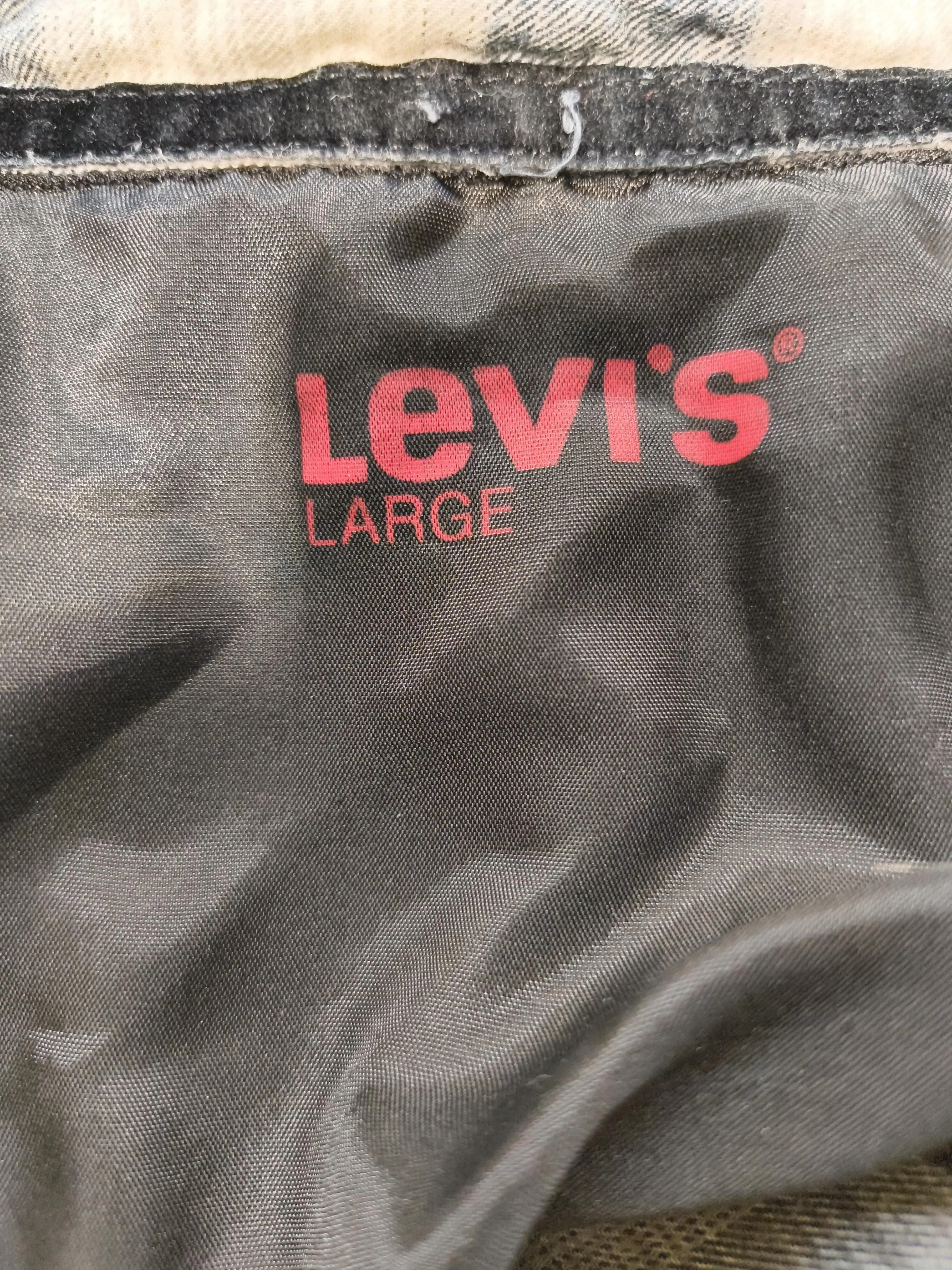 Levi’s Men's Shirt L Grey Checkered 100% Cotton Basic - Image 6
