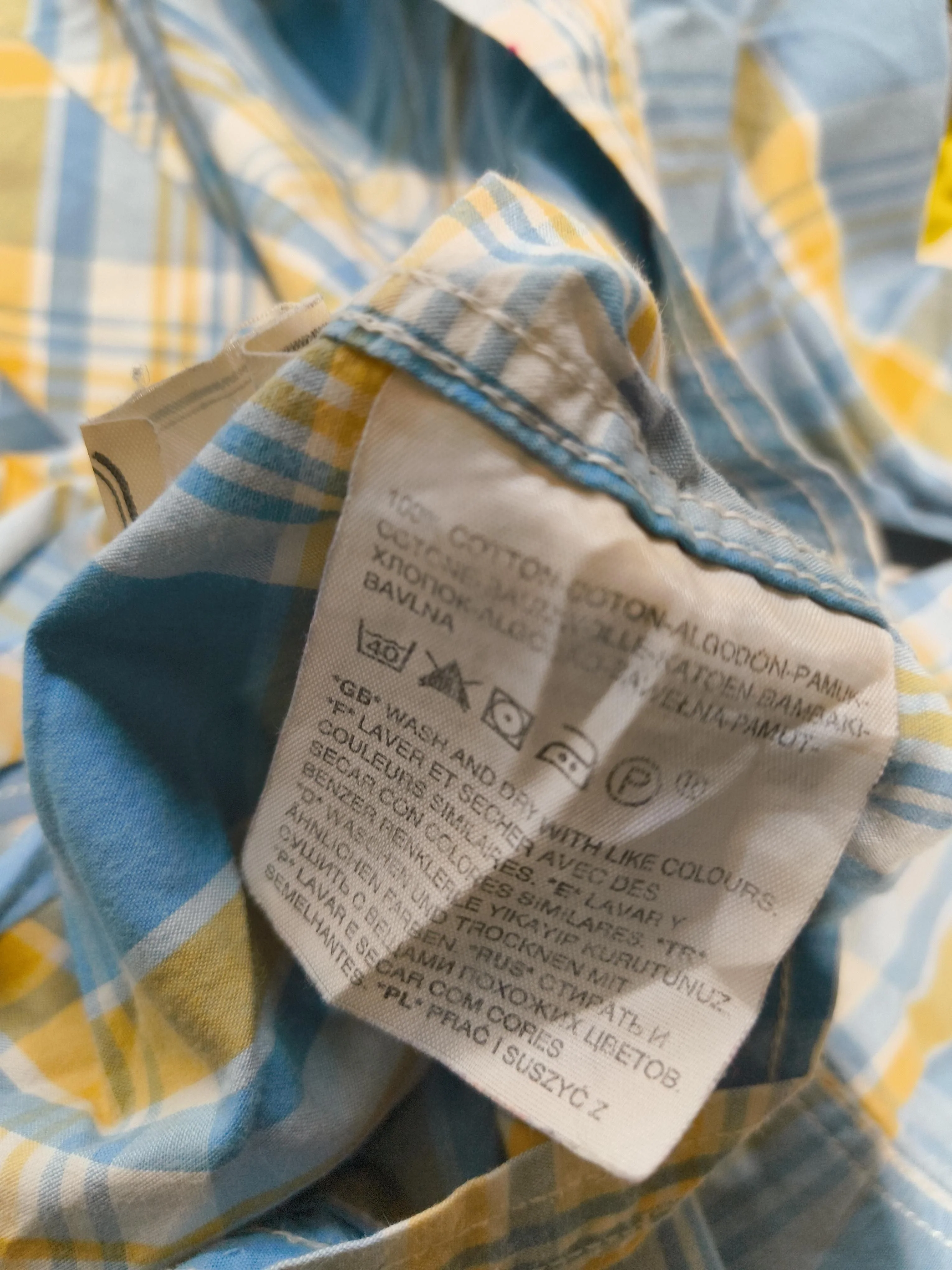 Levi’s Men's Shirt L Multi Checkered 100% Cotton Basic - Image 7