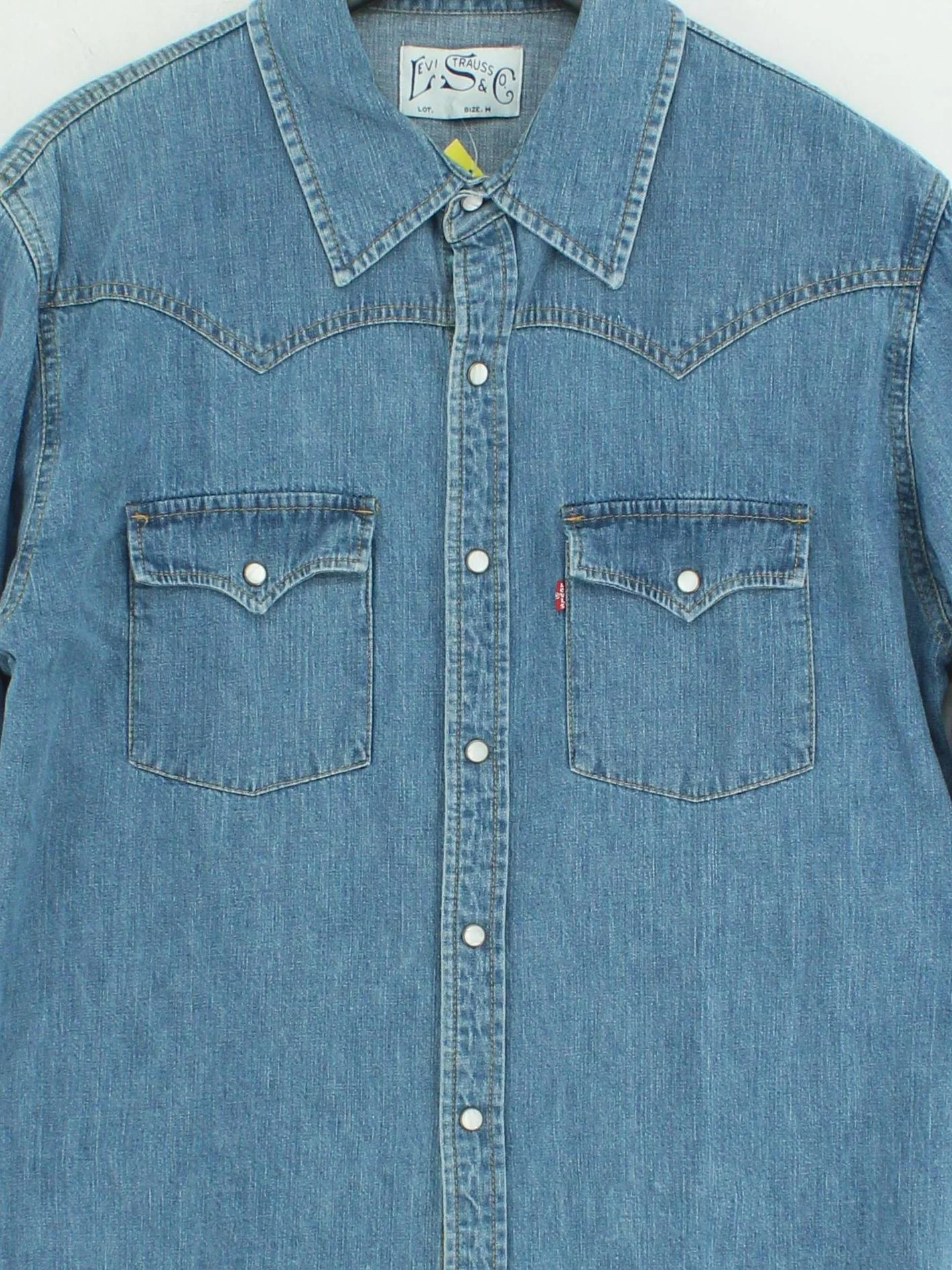 Levi’s Men's Shirt M Blue 100% Cotton Basic - Image 3