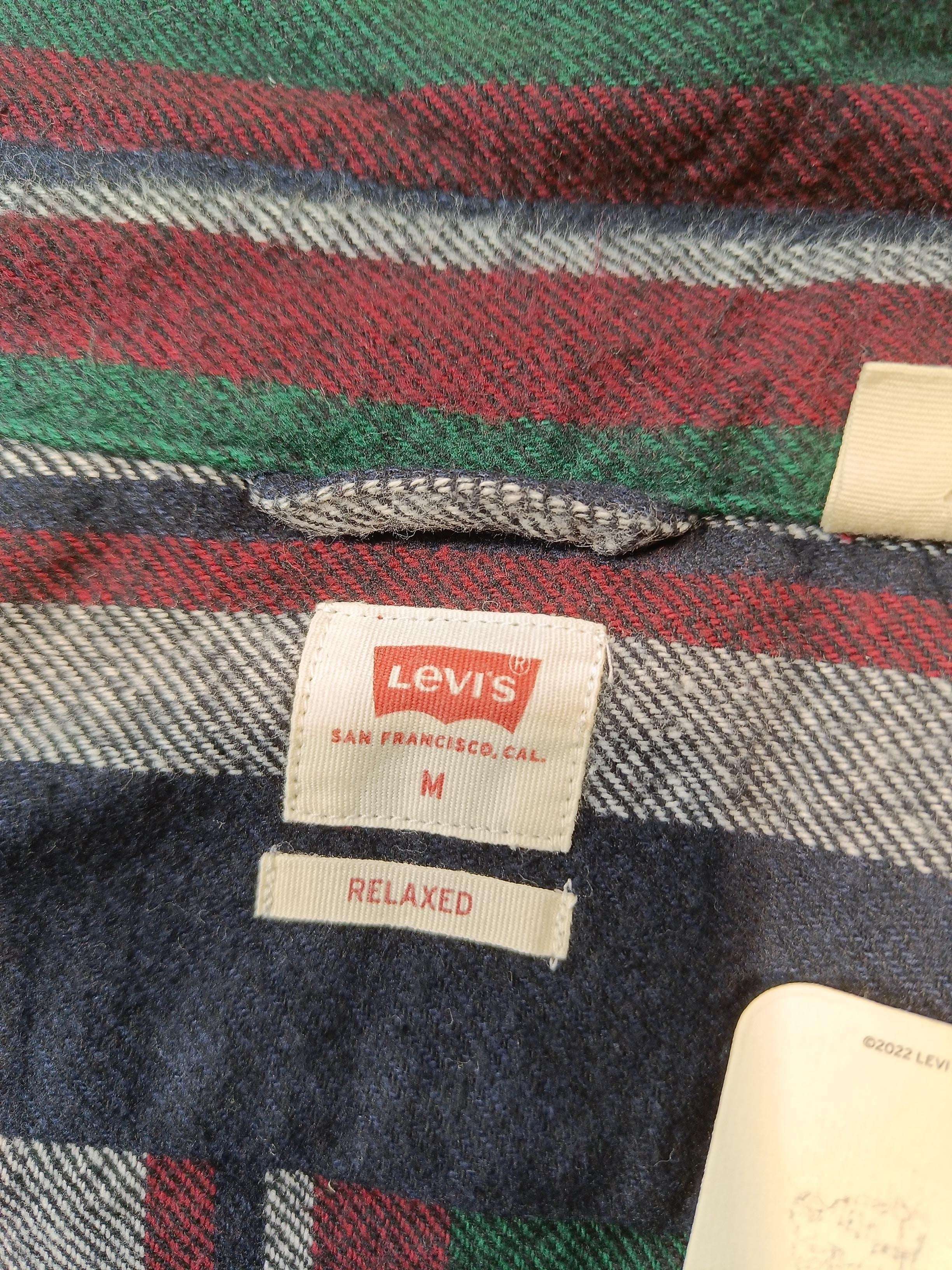 Levi’s Men's Shirt M Multi Striped 100% Cotton Basic - Image 5