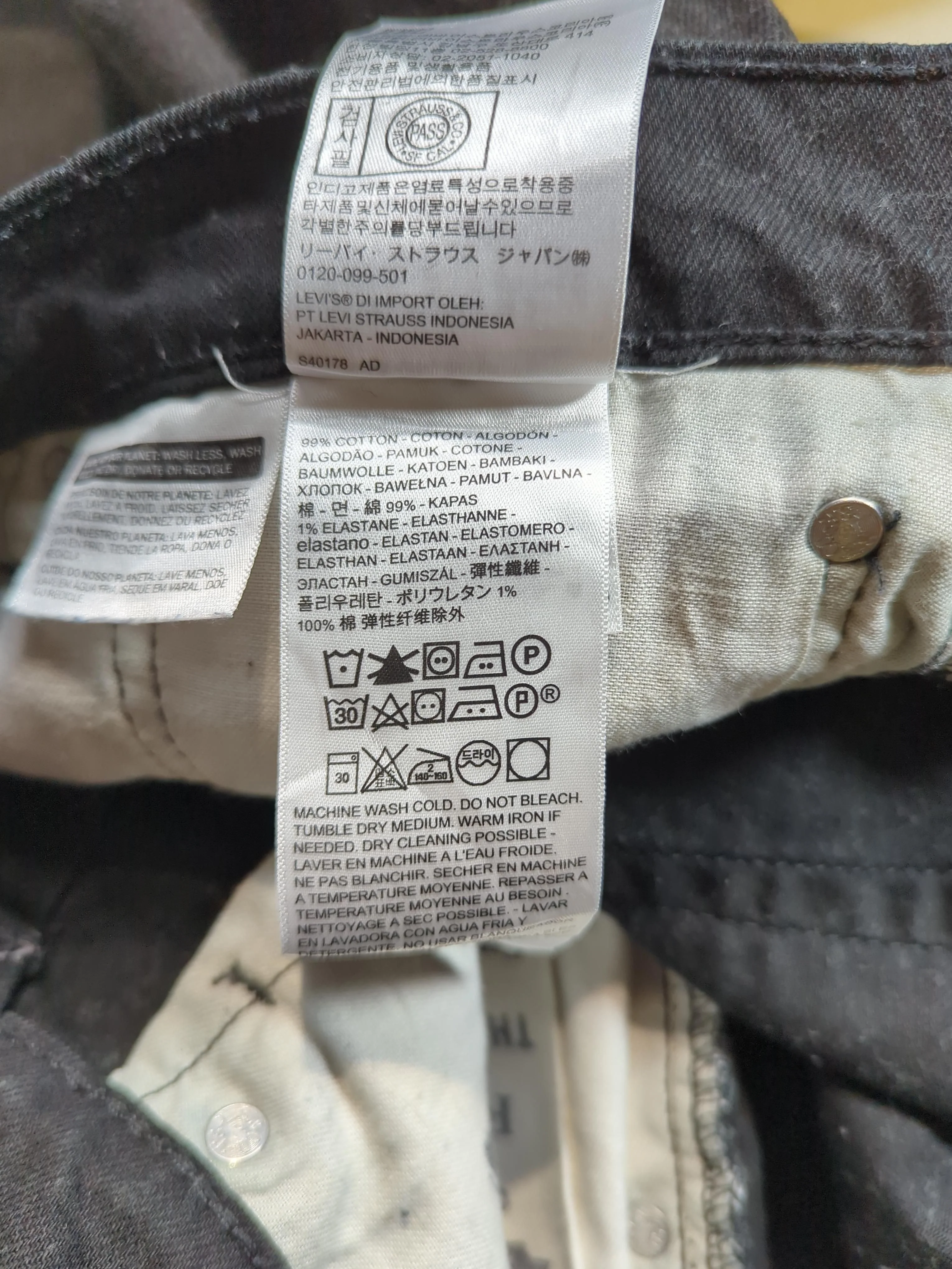 Levi’s Men's Shorts W 36 in Black Cotton with Elastane Chino - Image 6