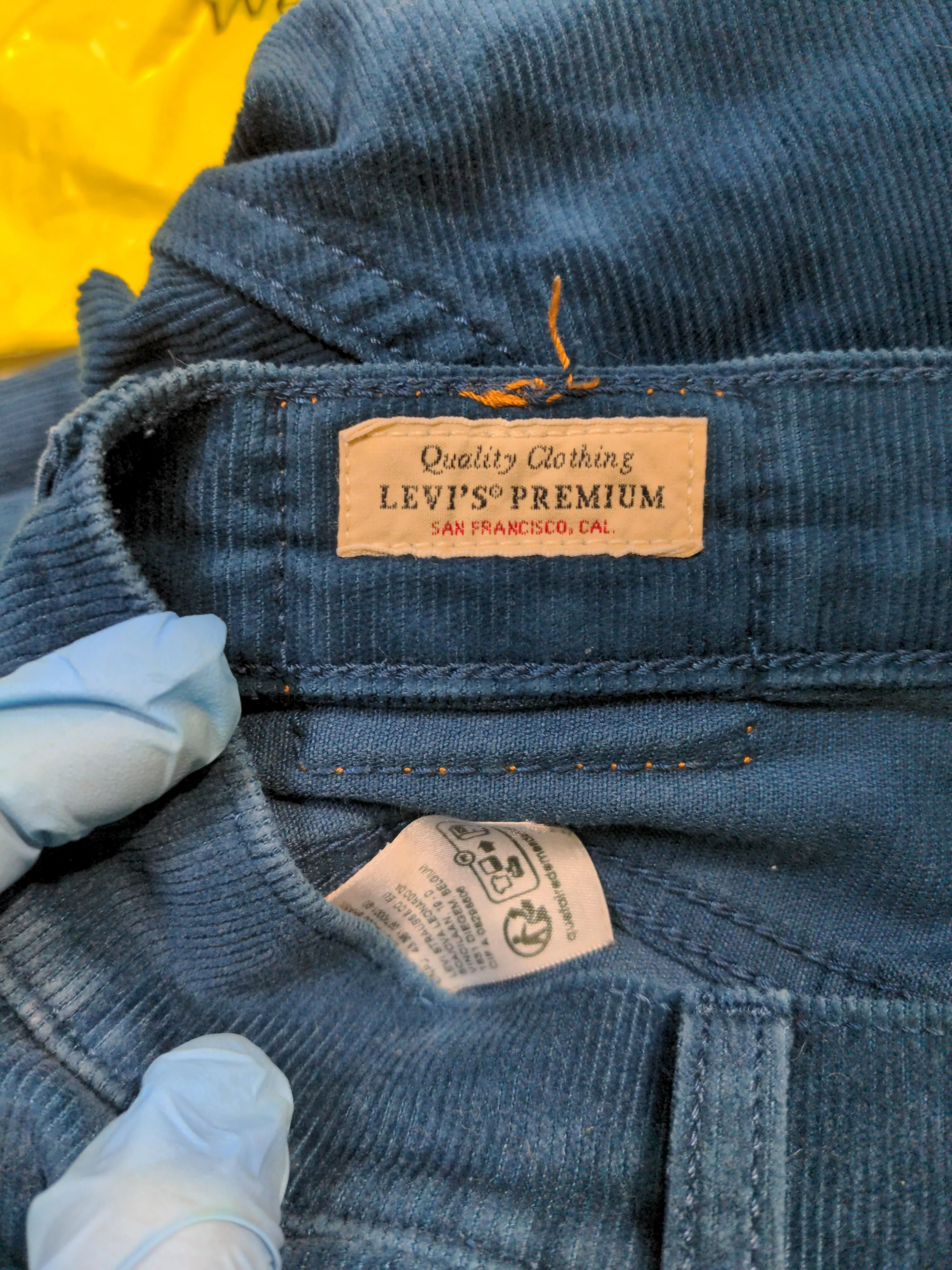 Levi’s Men's Trousers W 32 in Blue Cotton with Polyester, Elastane Chino - Image 5