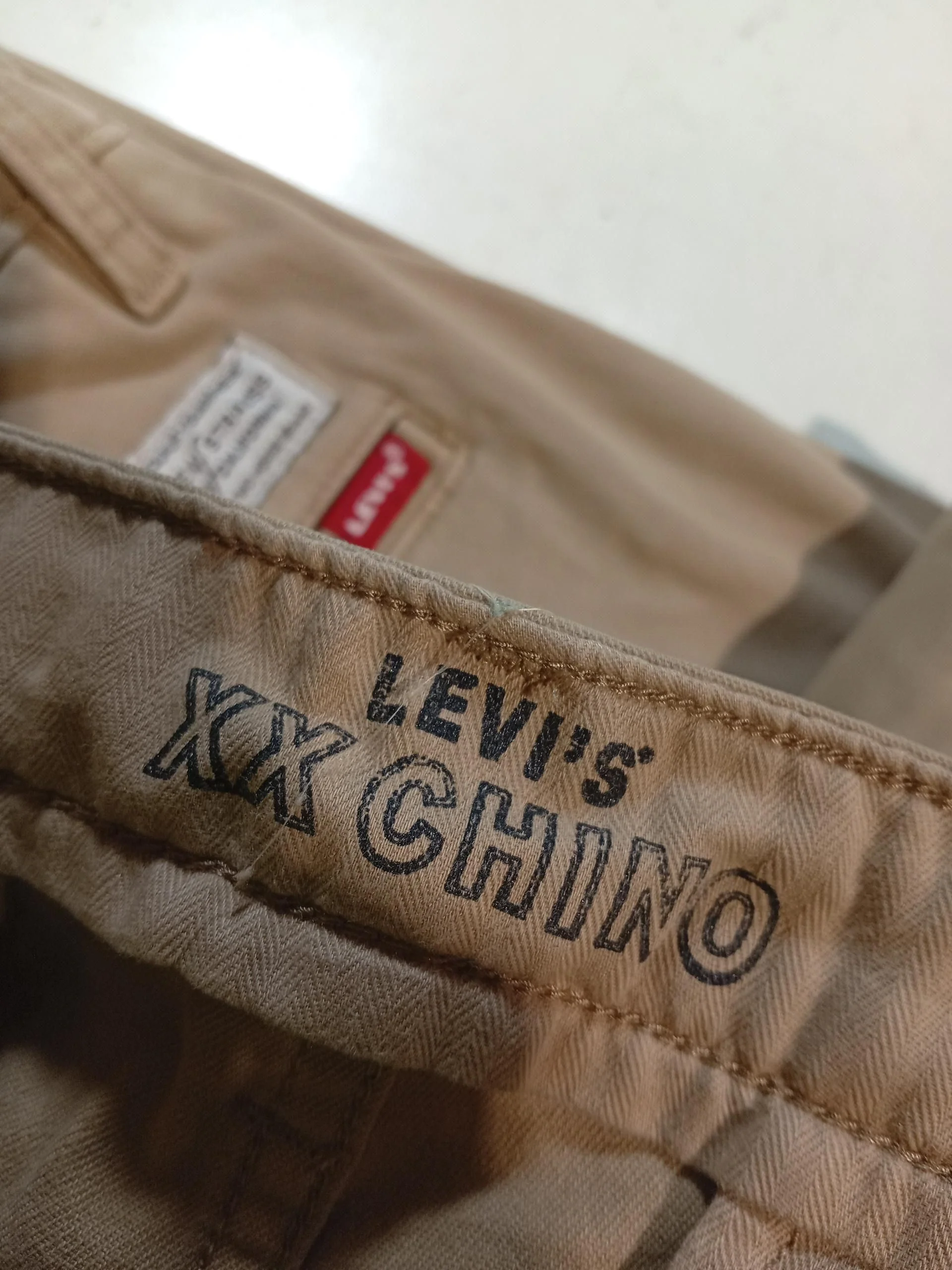 Levi’s Men's Trousers W 32 in; L 30 in Tan Cotton with Elastane Tapered Chino - Image 6