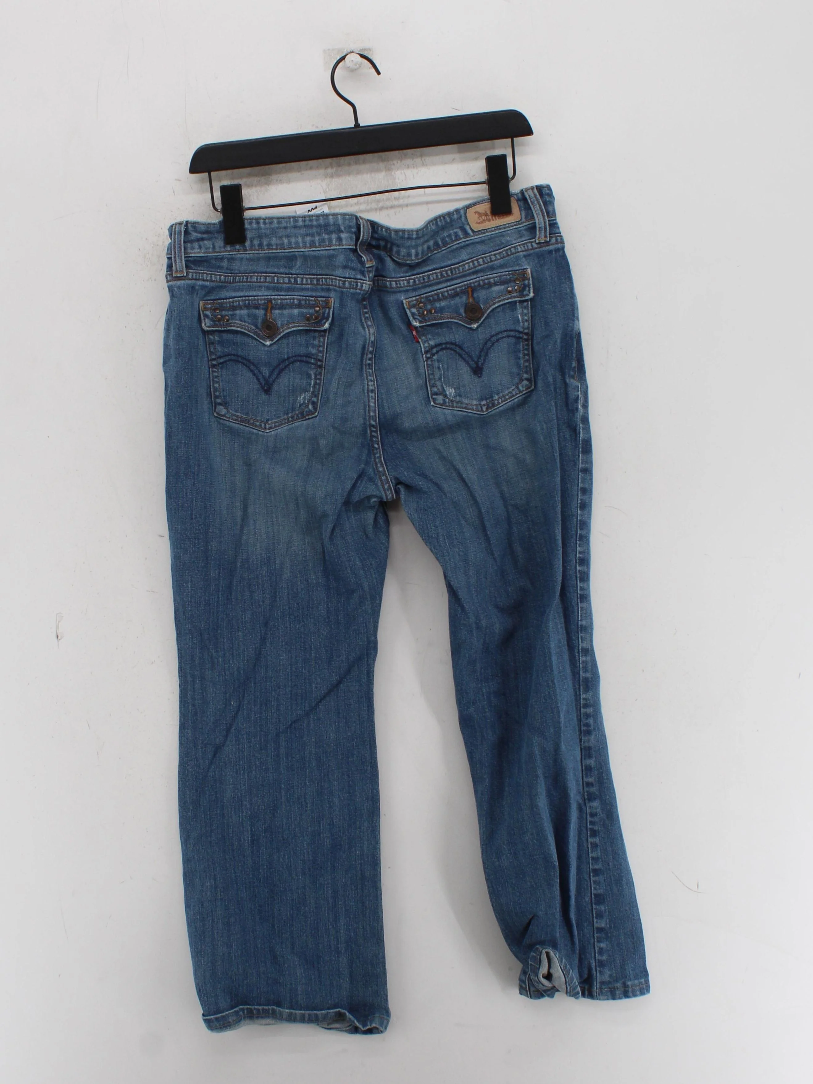 Levi’s Women's Jeans UK 22 Blue Cotton with Elastane Straight - Image 2