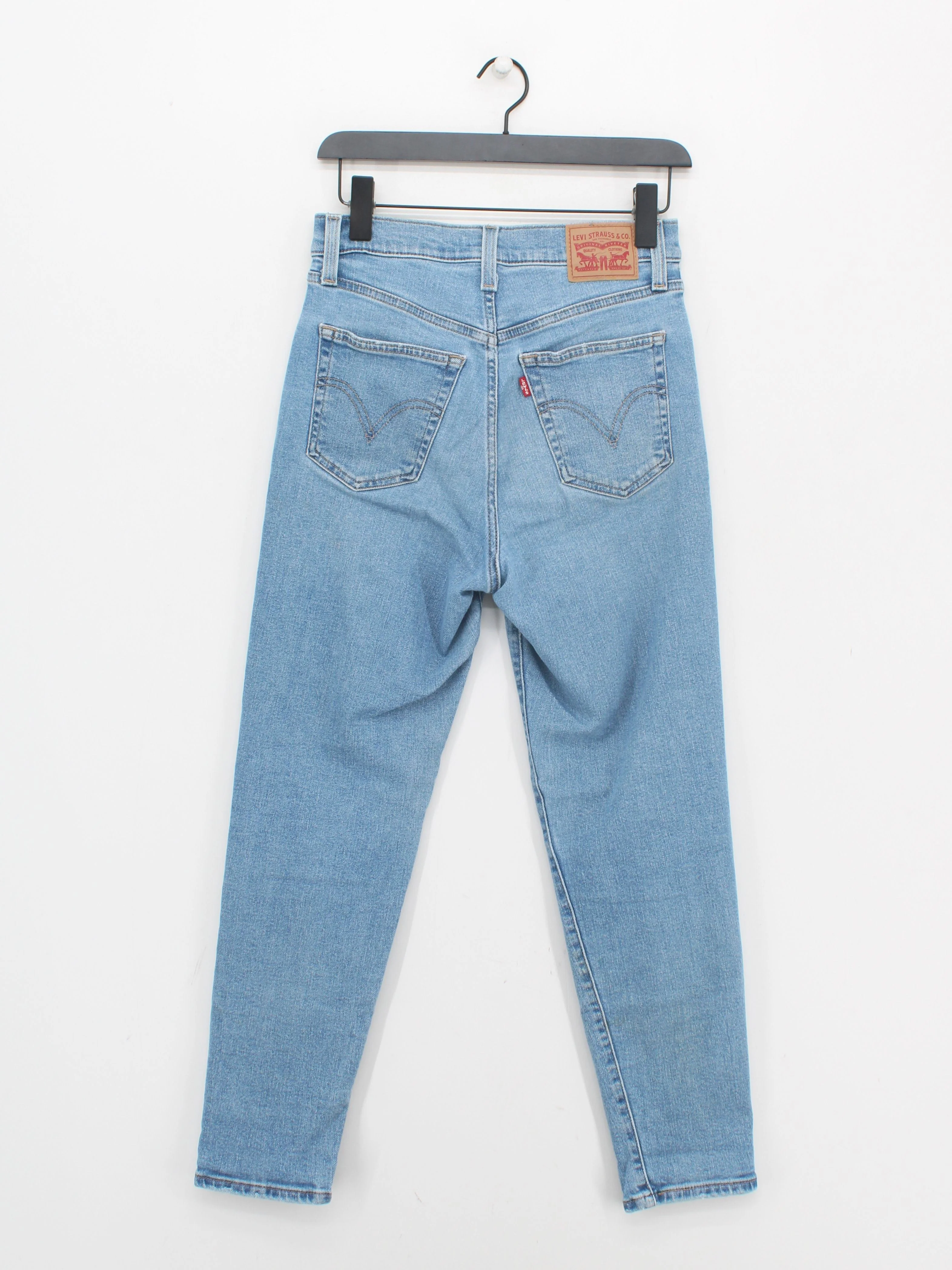 Levi’s Women's Jeans W 26 in Blue Cotton with Polyester, Elastane Mom - Image 2