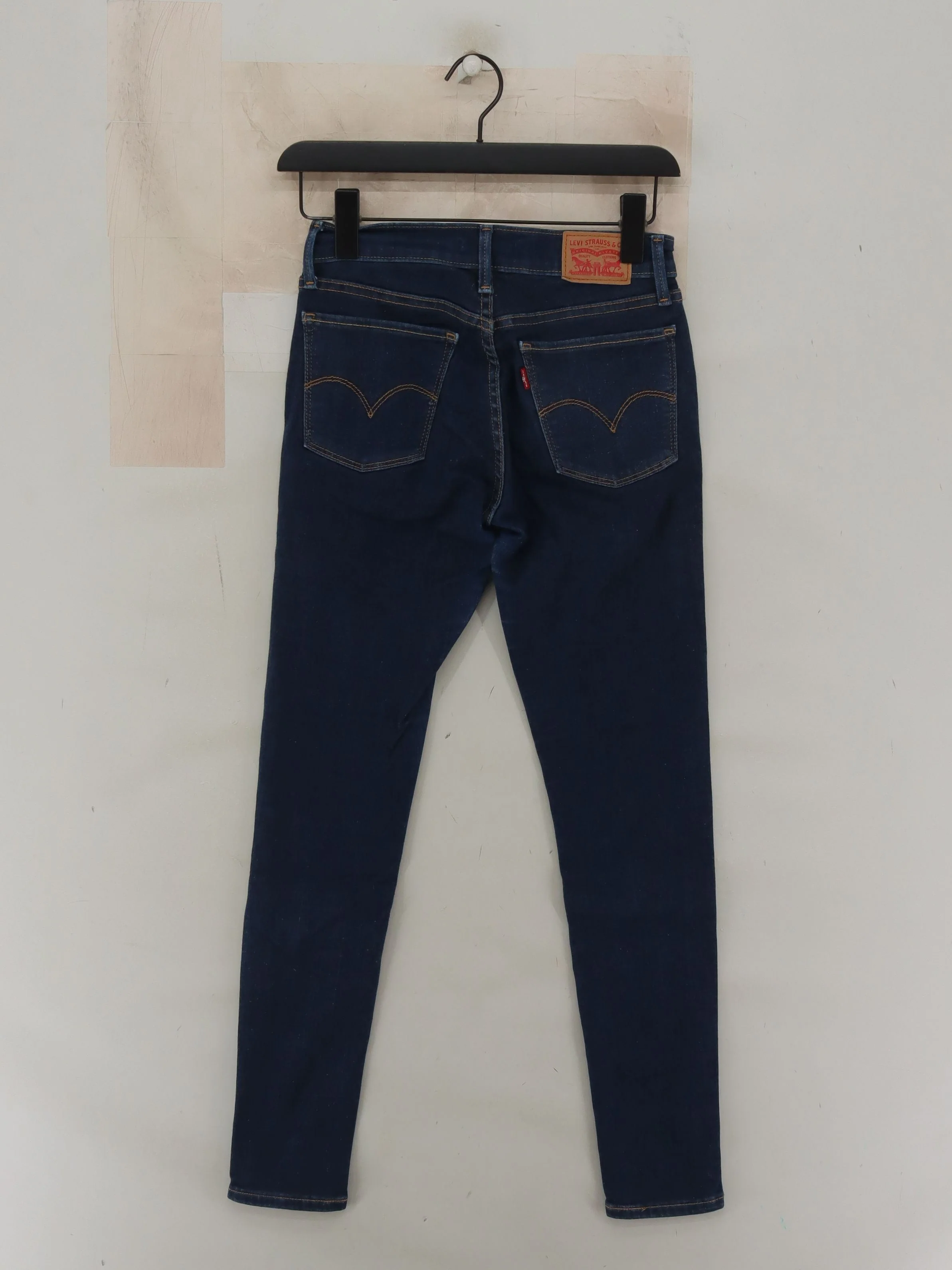 Levi’s Women's Jeans W 26 in Blue Cotton with Polyester, Elastane Skinny - Image 2
