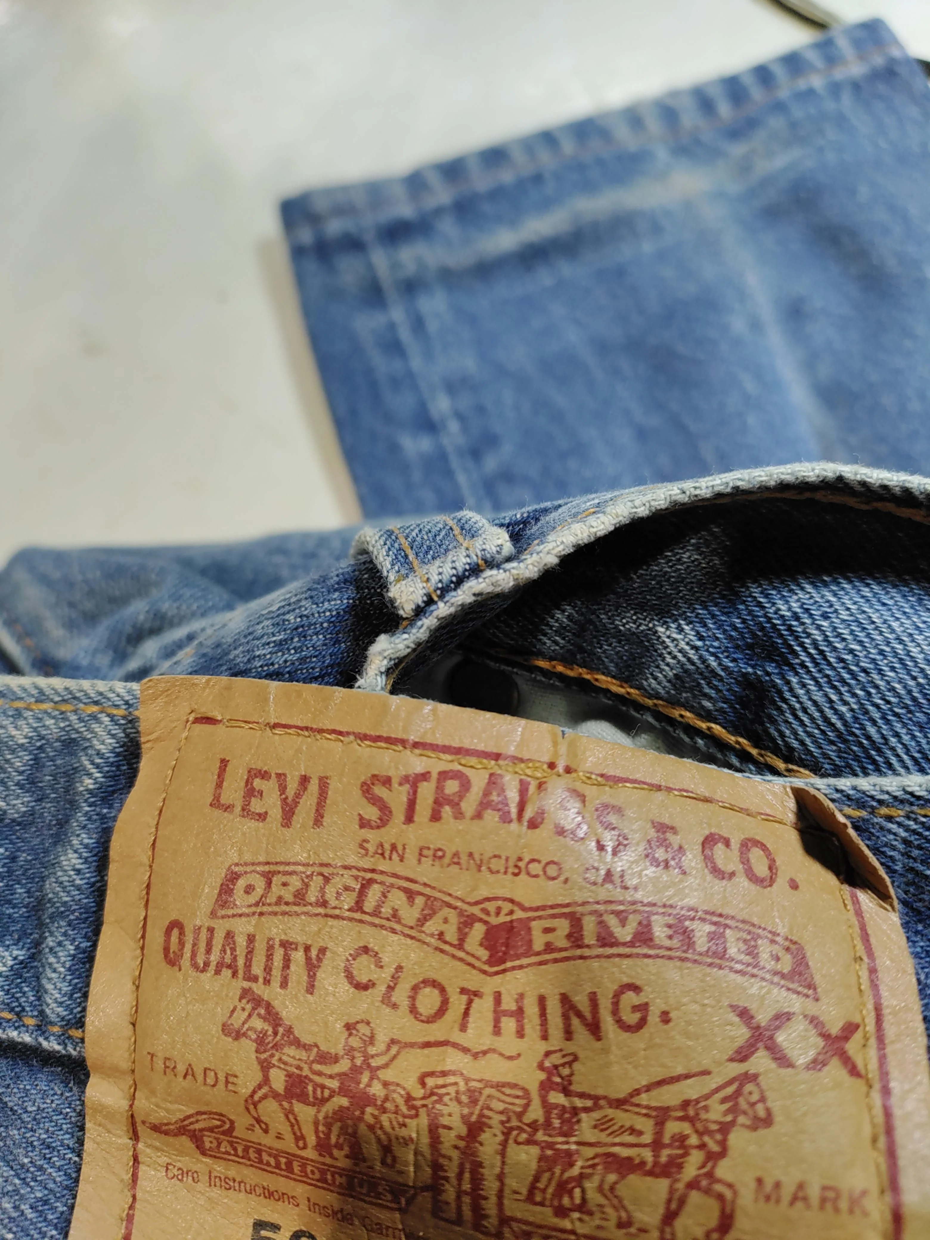 Levi’s Women's Jeans W 27 in; L 30 in Blue 100% Cotton Straight - Image 7